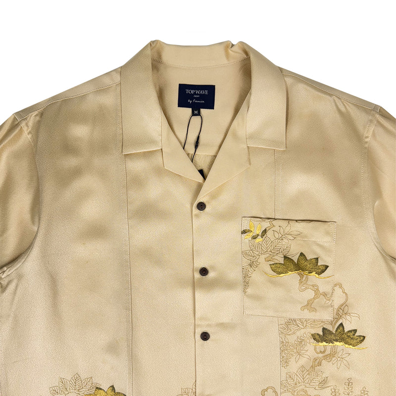 Camisa hawaiana Kimono Talla M [AHVN-M357]-zoom-