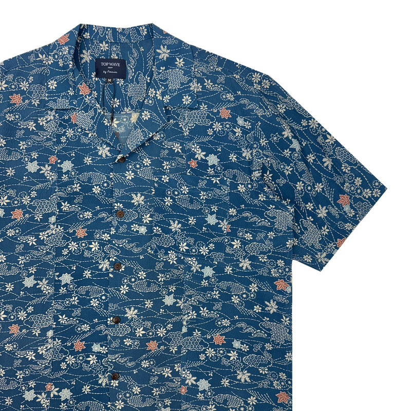 Kimono Hawaiian Shirt Talla M [AHVN-M362]-zoom-