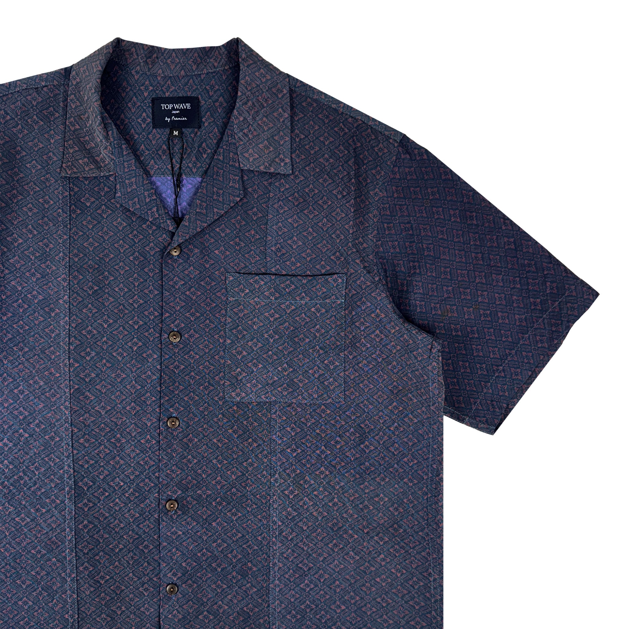 Camisa hawaiana kimono talla M [AHVN-M363]-zoom-4