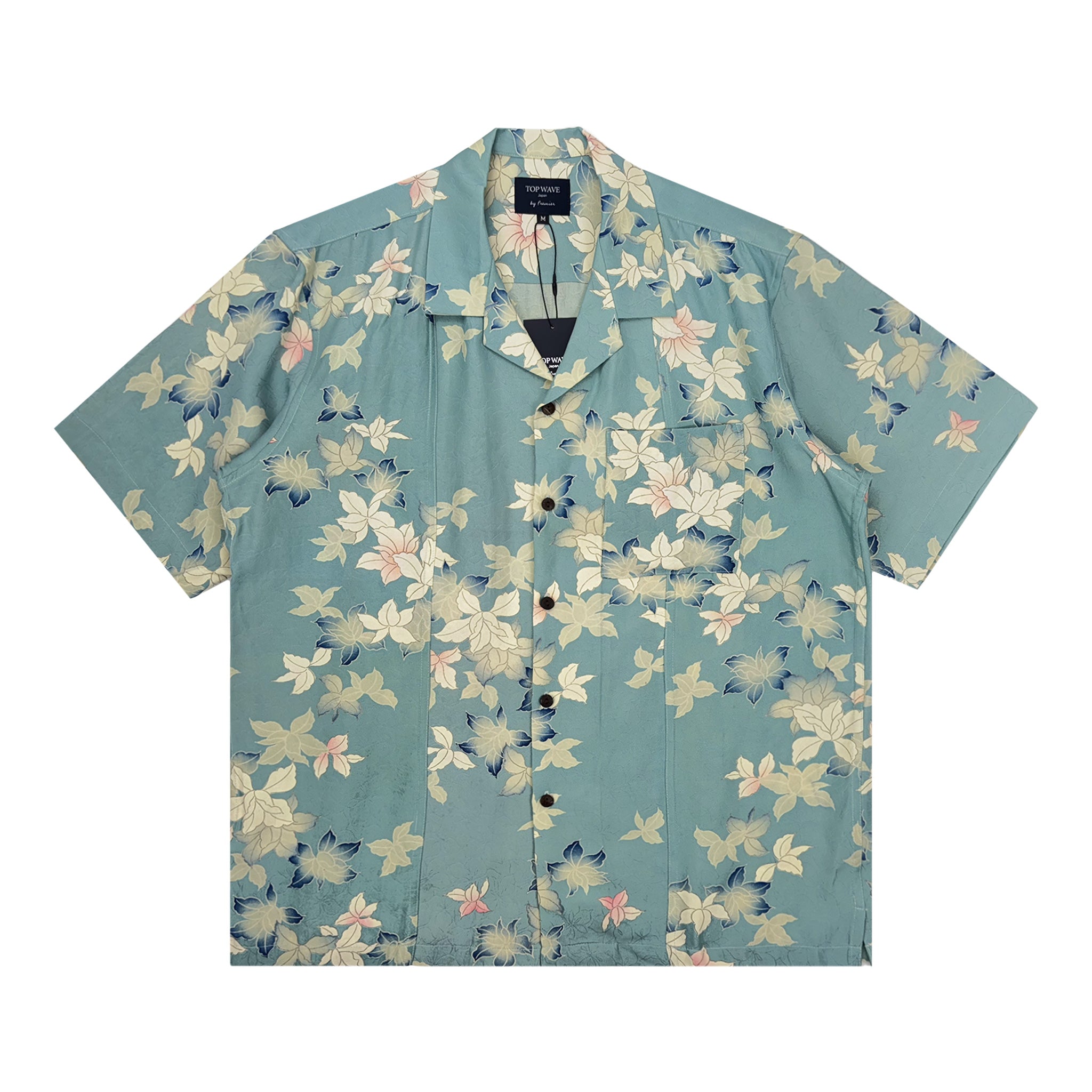 Camisa hawaiana kimono talla M [AHVN-M364]-zoom-1
