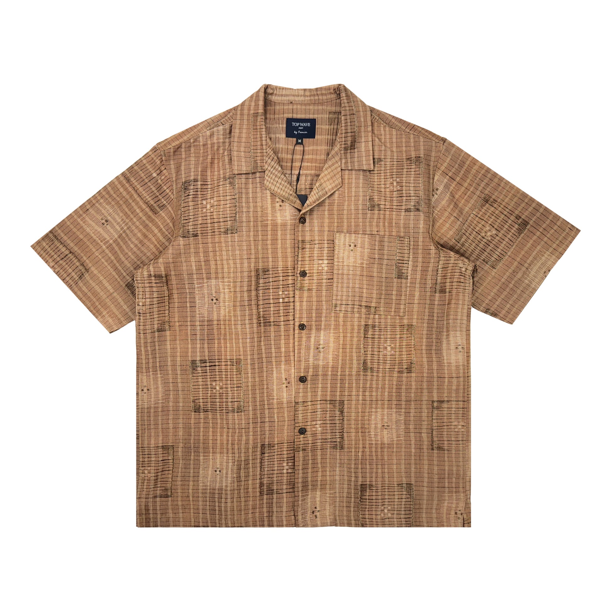 Camisa hawaiana kimono talla M [AHVN-M374]-1