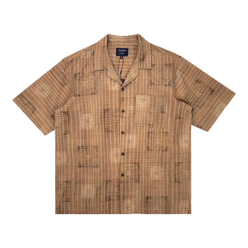Camisa hawaiana kimono talla M [AHVN-M374]-zoom-
