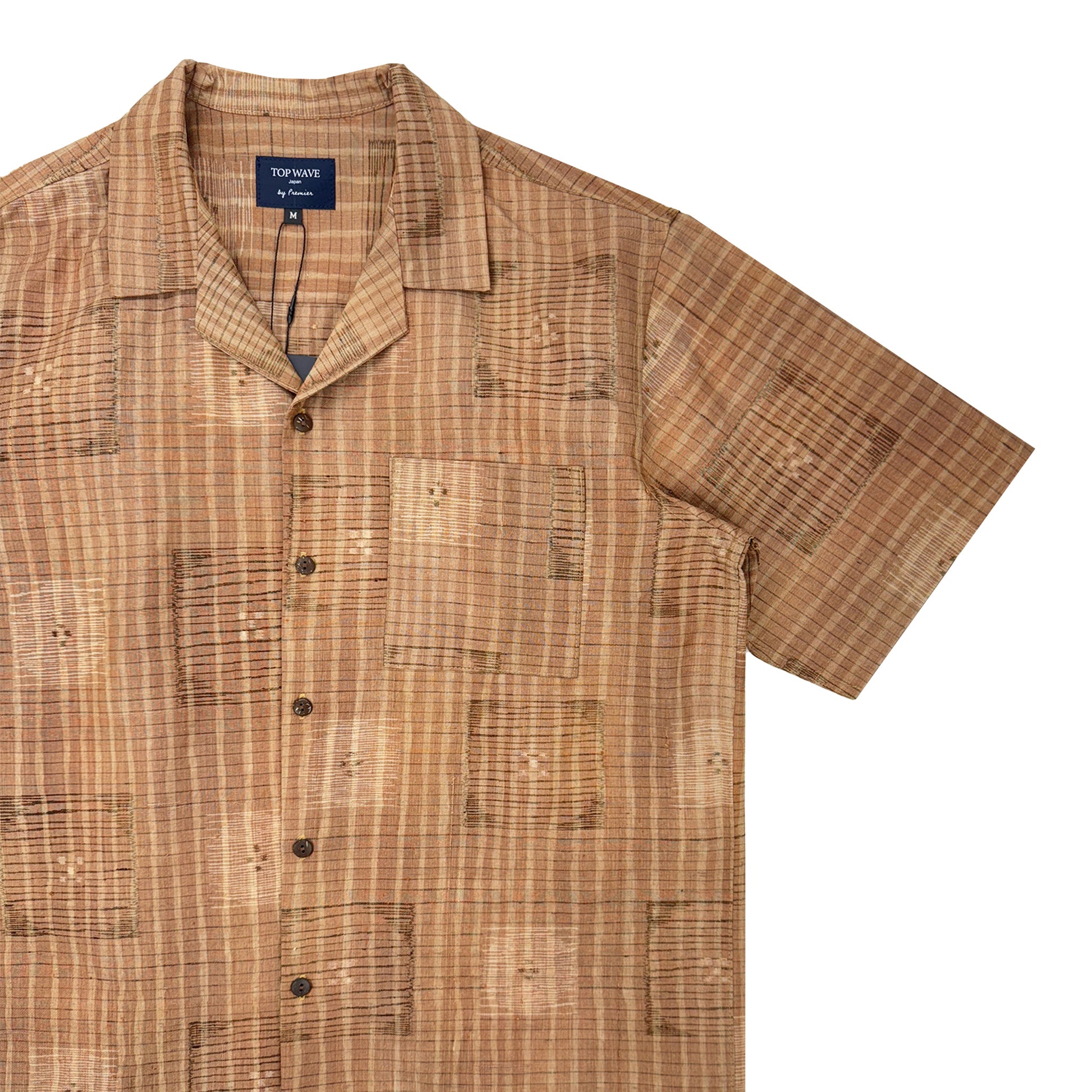Camisa hawaiana kimono talla M [AHVN-M374]-4
