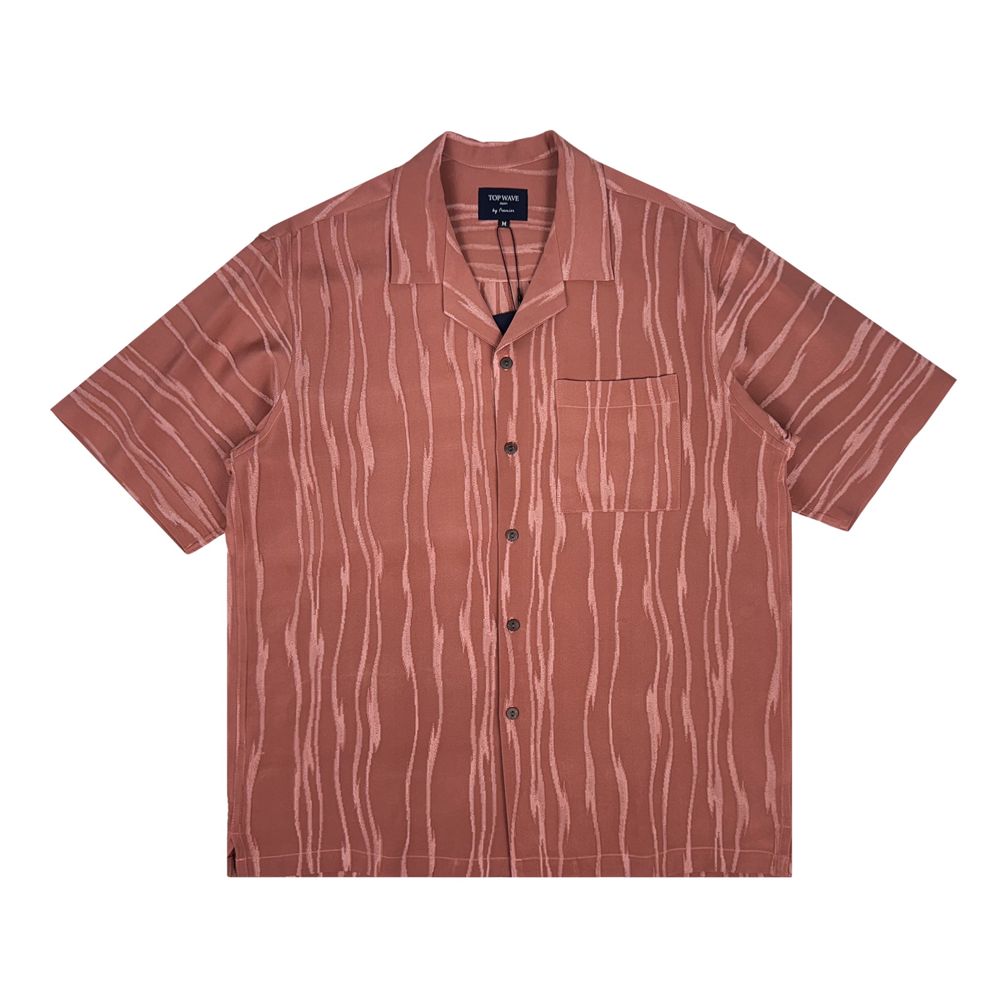 Camisa hawaiana kimono talla M [AHVN-M376]-zoom-1