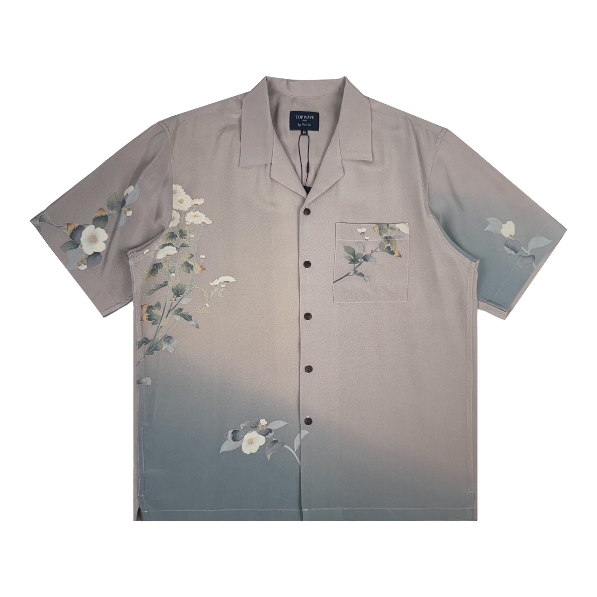 Camisa Aloha Kimono Talla M [AHVN-M384]