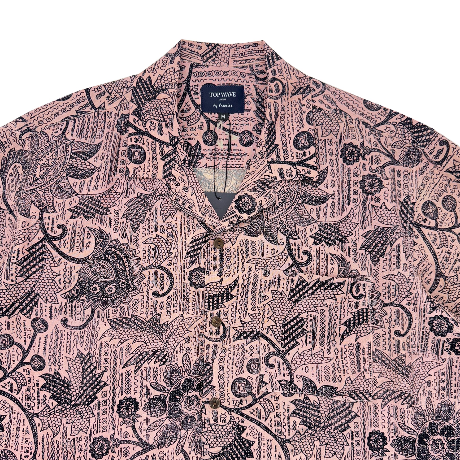 Camisa hawaiana kimono talla M [AHVN-M40]-3