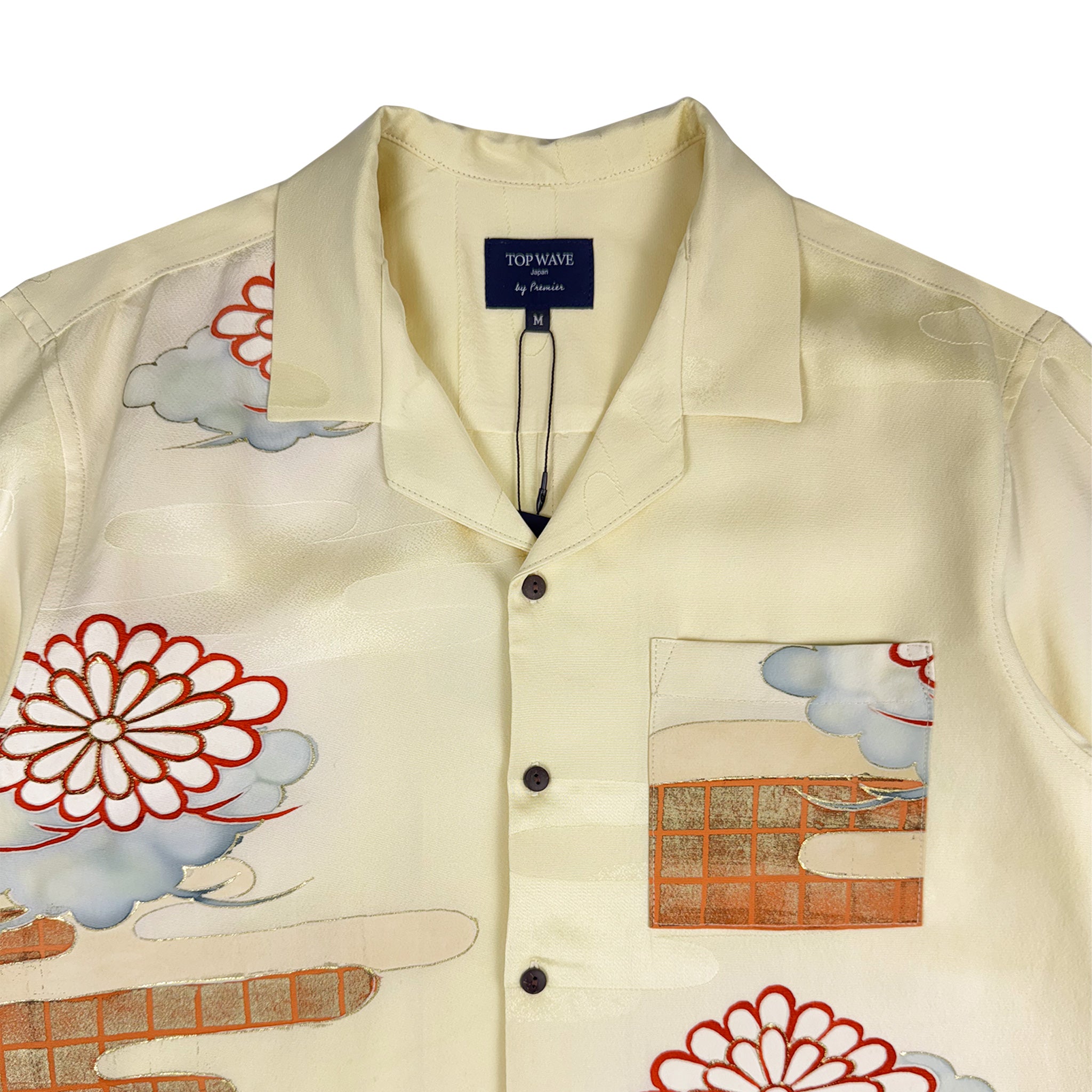 Camisa Aloha de Kimono Talla M [AHVN-M412]-zoom-3