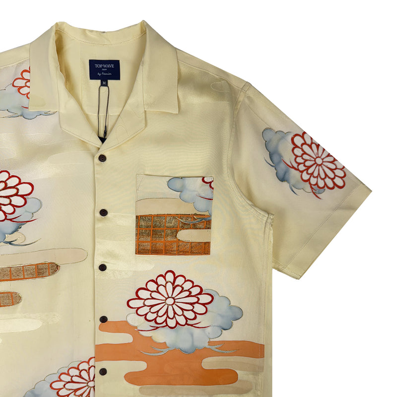 Camisa Aloha de Kimono Talla M [AHVN-M412]-zoom-