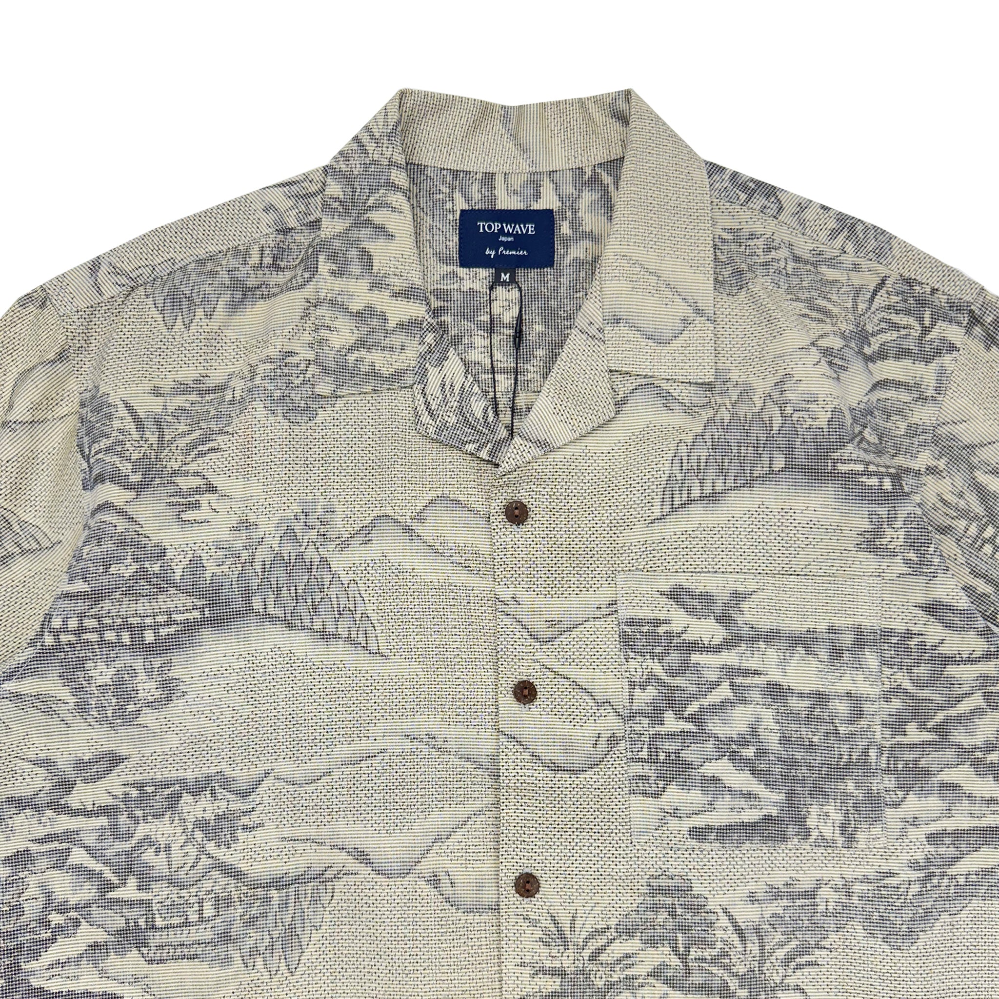 Camisa Aloha Kimono Talla M [AHVN-M46]-zoom-3