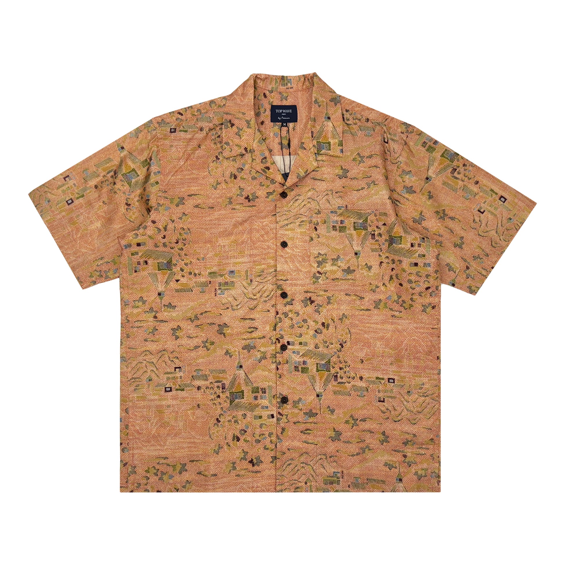 Camisa hawaiana kimono talla M [AHVN-M54]-1