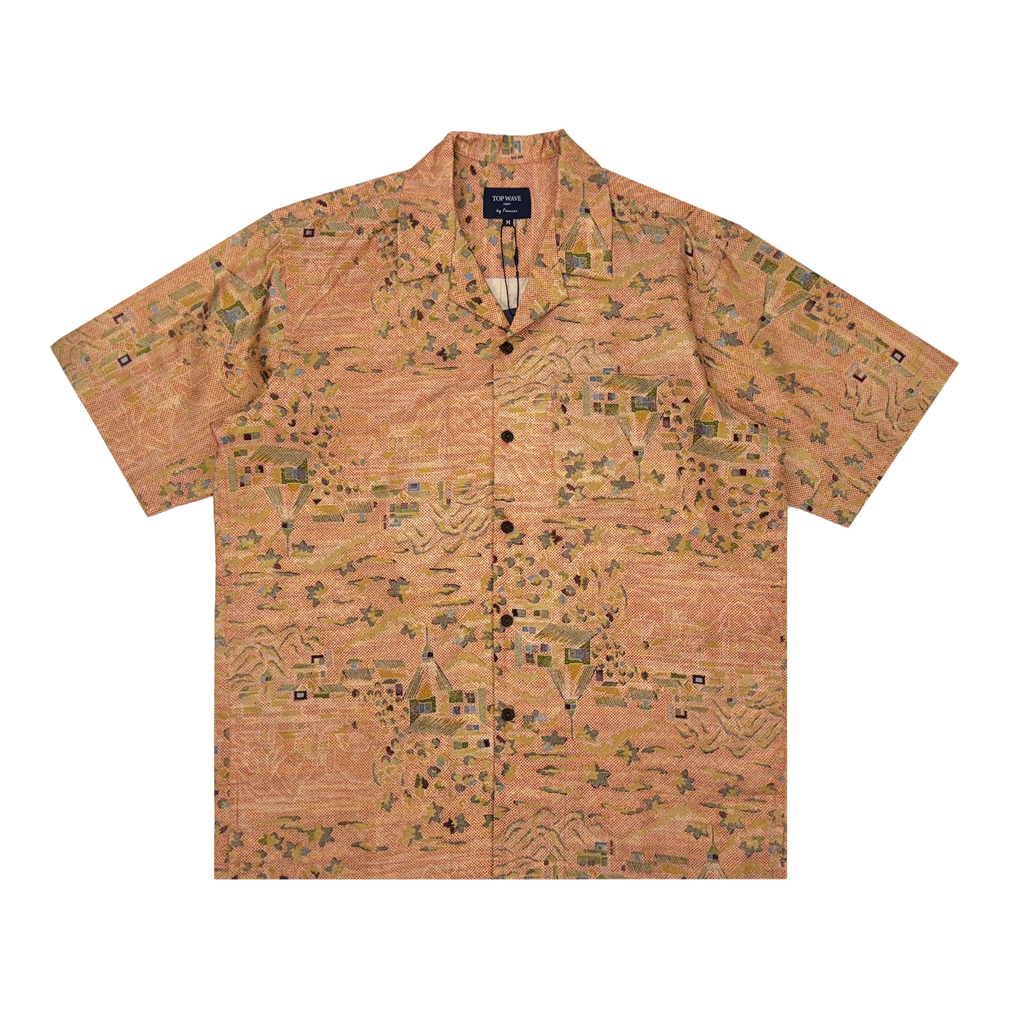 Camisa hawaiana kimono talla M [AHVN-M54]
