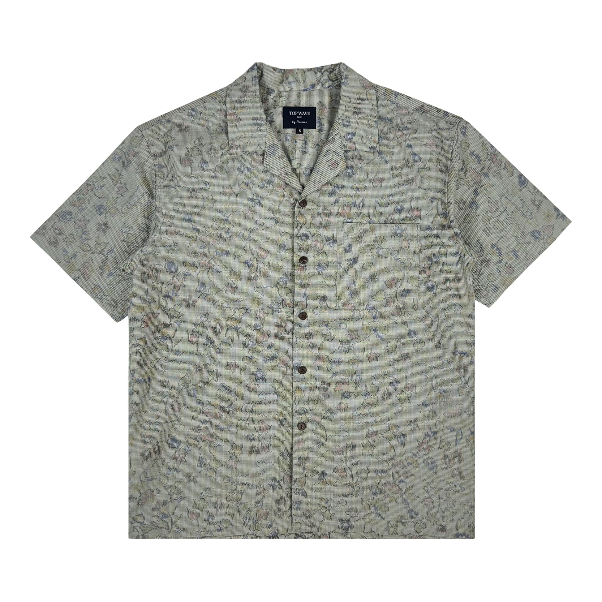 Camisa hawaiana kimono talla S [AHVN-S123]-1