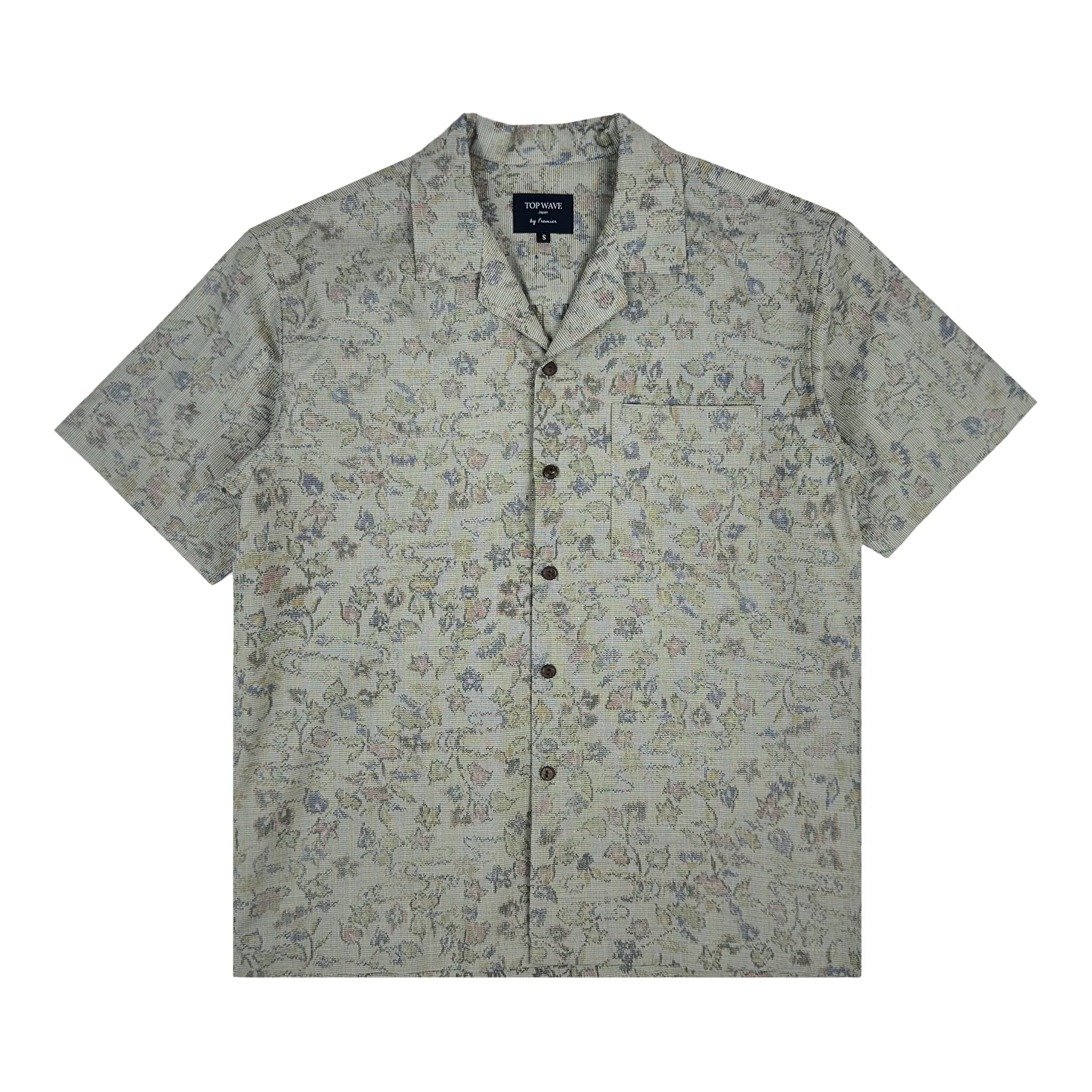 Camisa hawaiana kimono talla S [AHVN-S123]