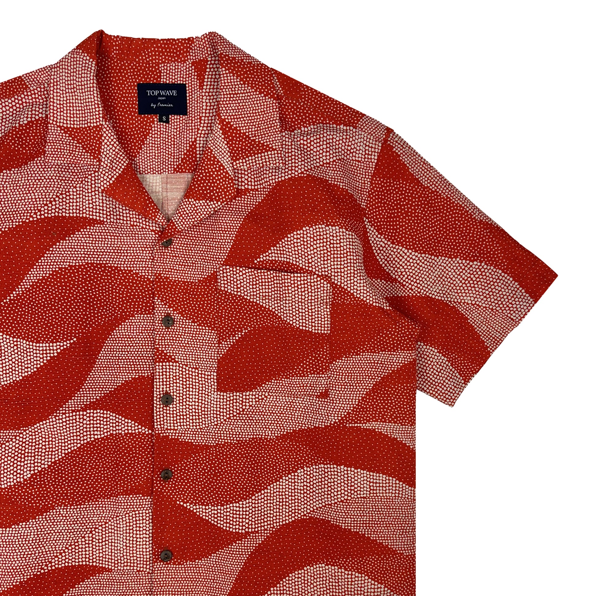 Camisa hawaiana kimono talla S [AHVN-S140]-4