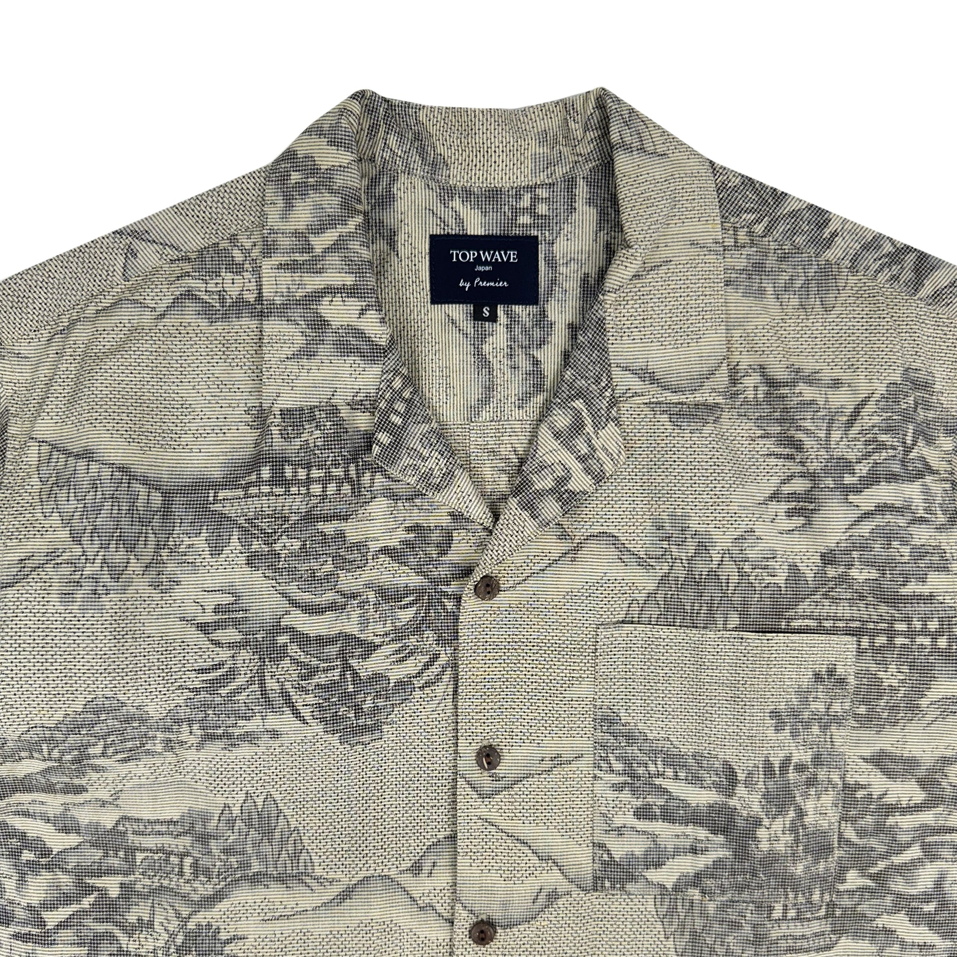 Kimono Aloha Shirt, Size S [AHVN-S145]-3