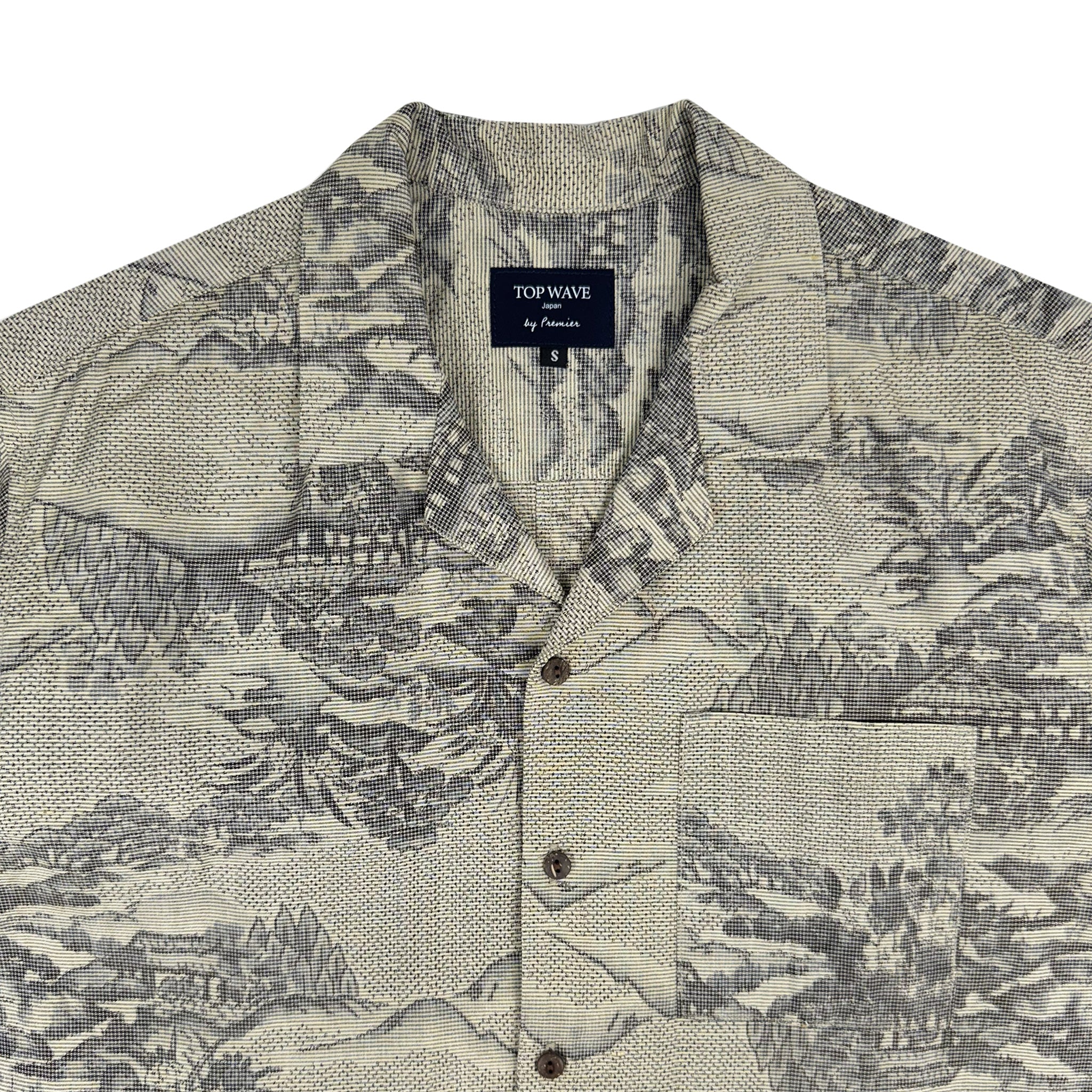 Kimono Aloha Shirt, Size S [AHVN-S145]-zoom-3