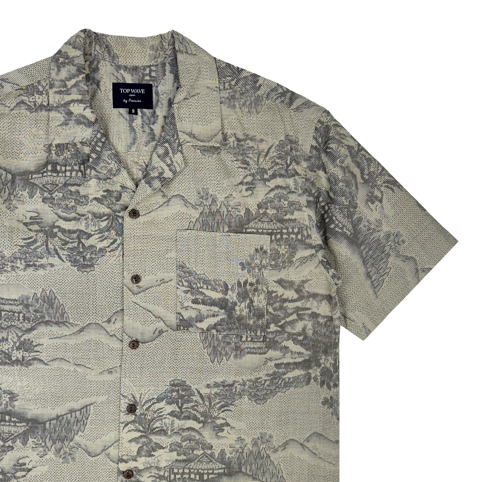 Kimono Aloha Shirt, Size S [AHVN-S145]-4