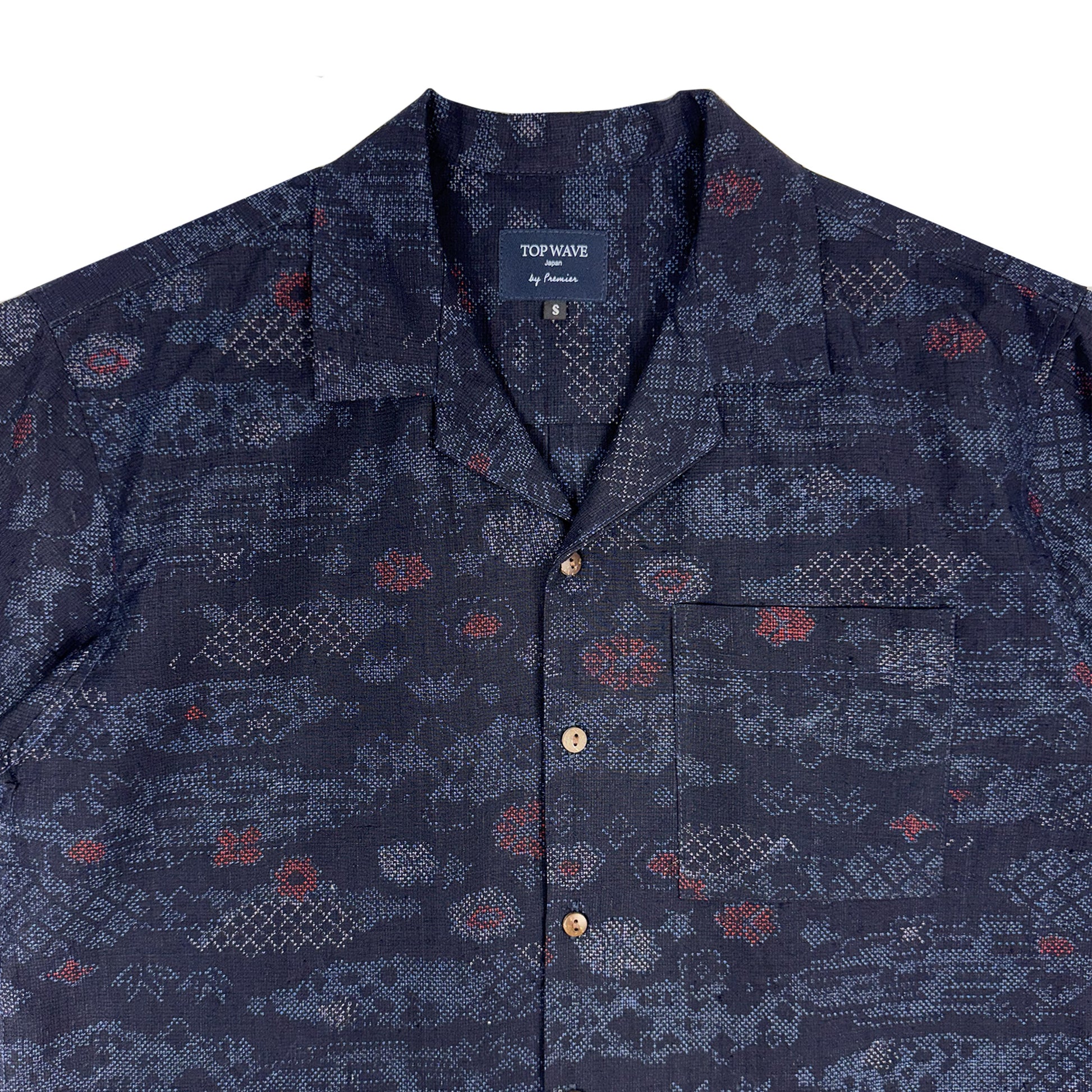 Camisa hawaiana kimono talla S [AHVN-S147]-3