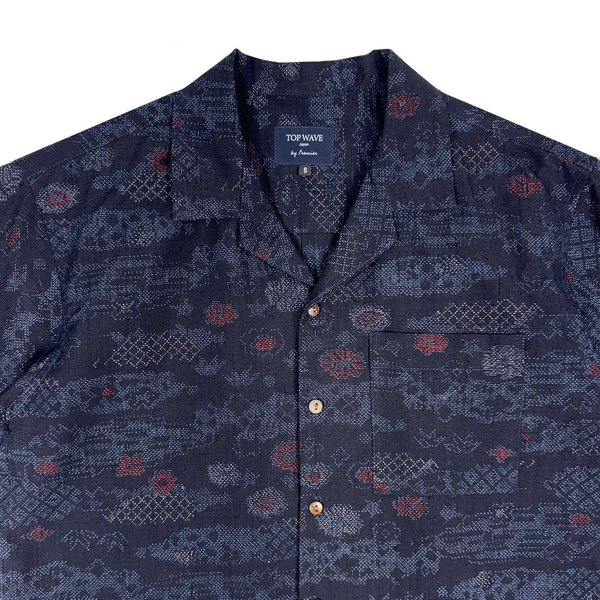 Camisa hawaiana kimono talla S [AHVN-S147]-zoom-3