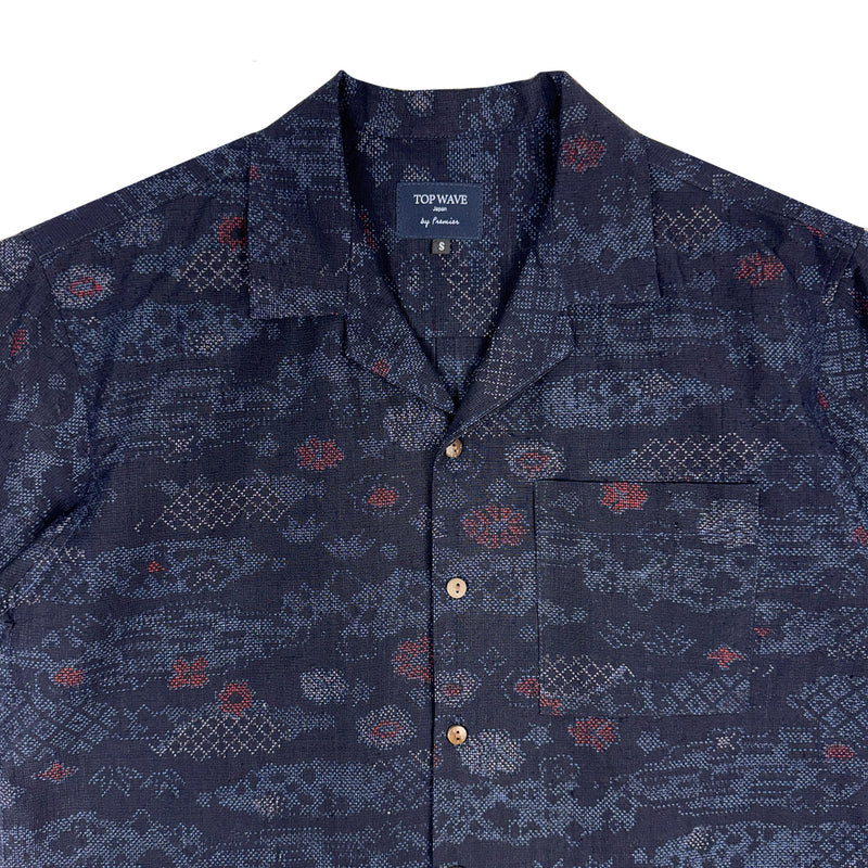 Camisa hawaiana kimono talla S [AHVN-S147]-zoom-