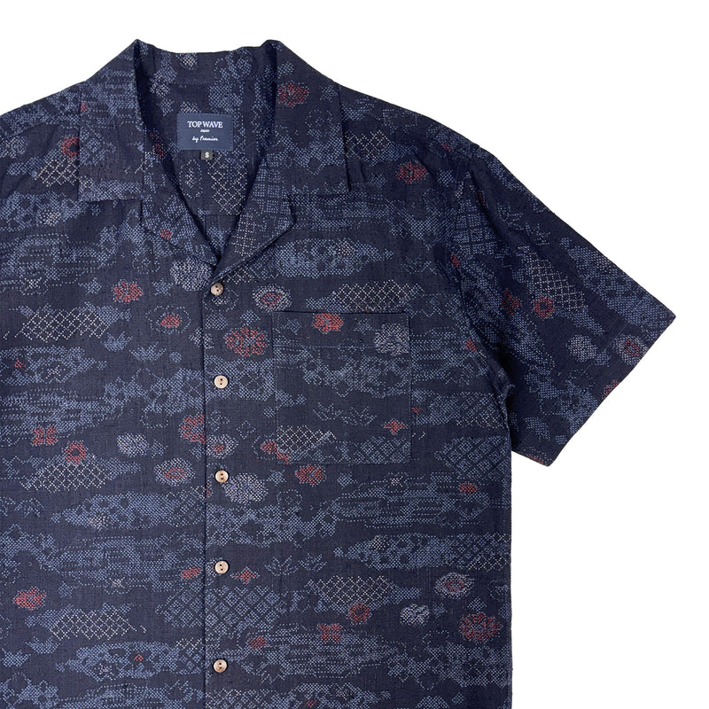 Camisa hawaiana kimono talla S [AHVN-S147]-zoom-