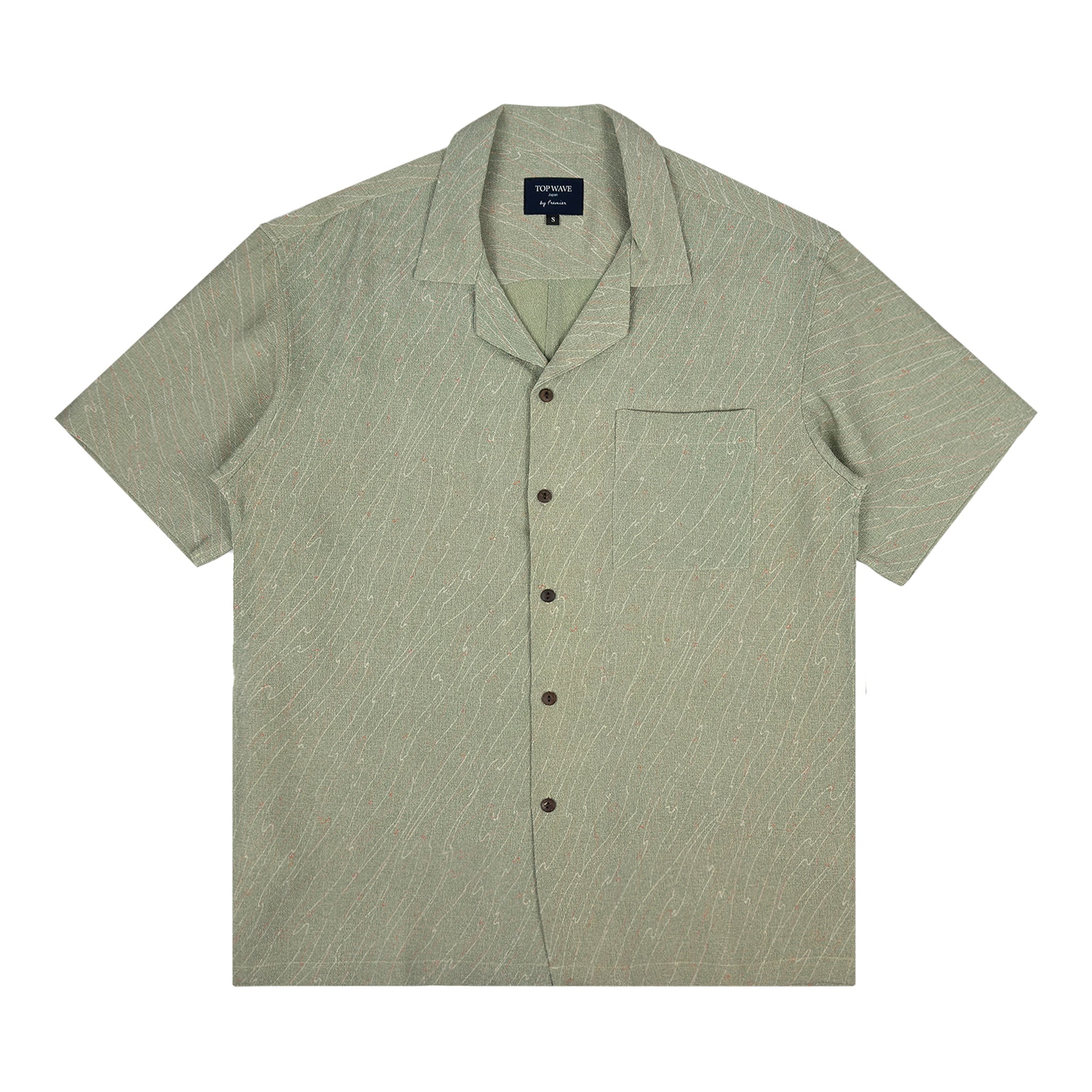 Camisa hawaiana kimono talla S [AHVN-S174]-zoom-1