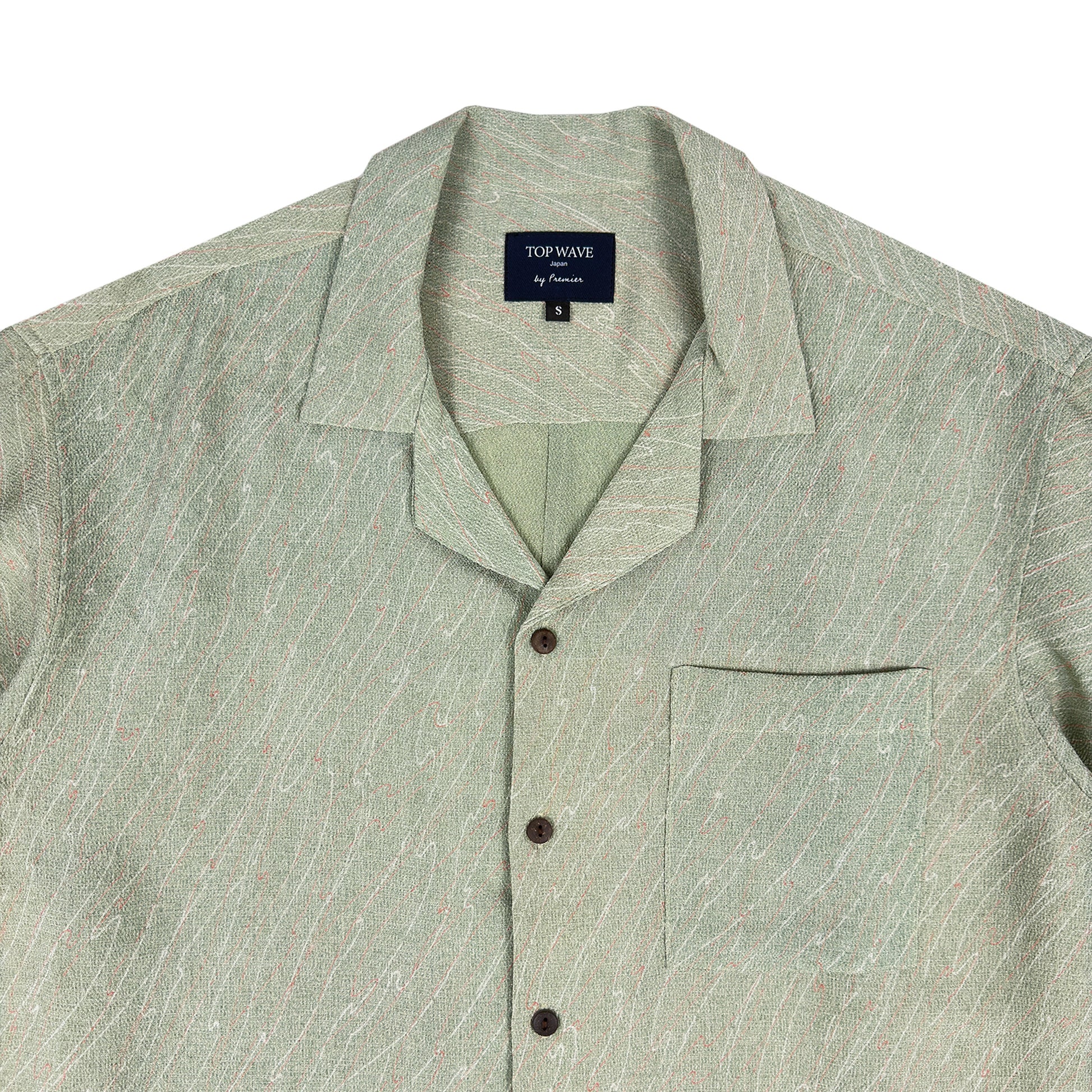 Camisa hawaiana kimono talla S [AHVN-S174]-3