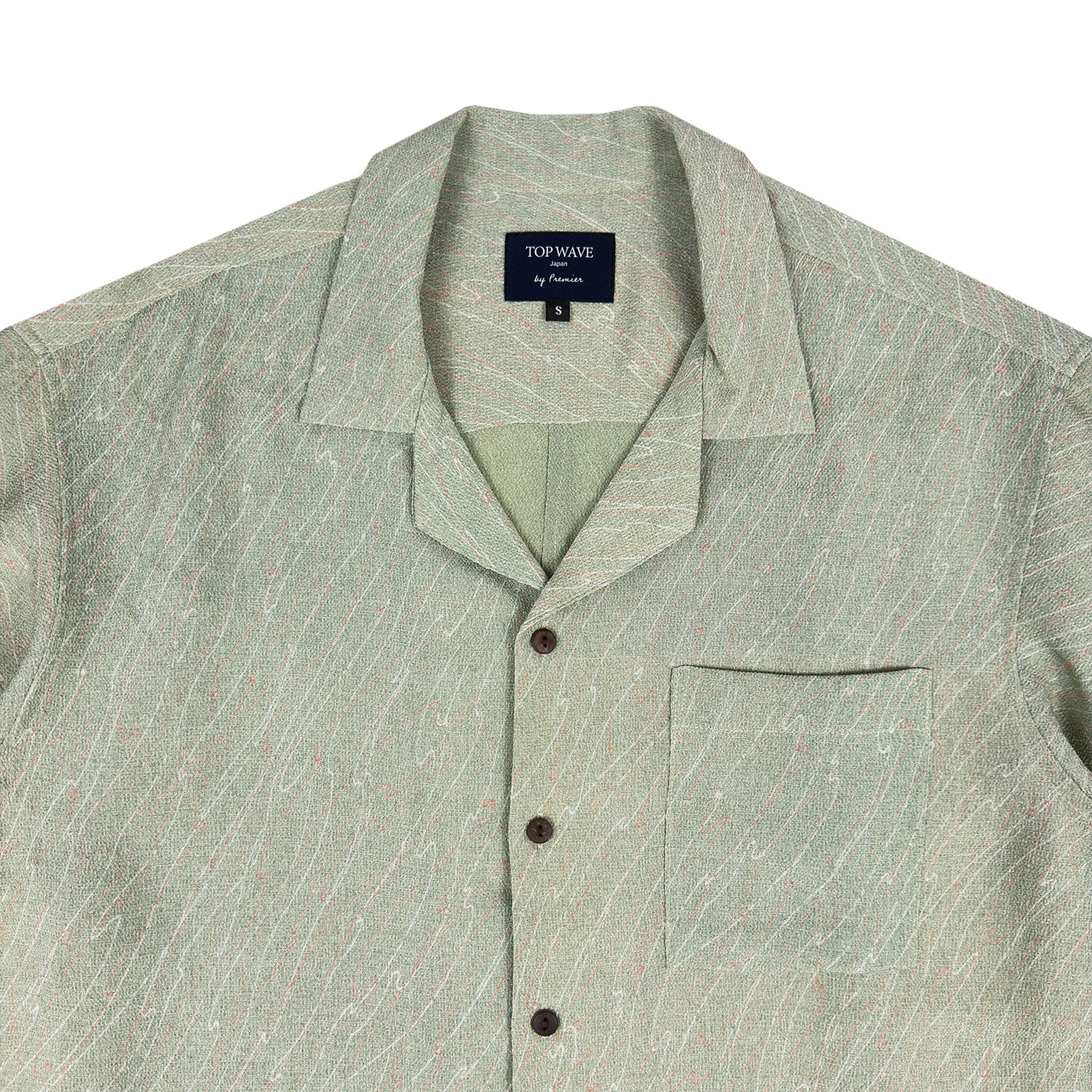 Camisa hawaiana kimono talla S [AHVN-S174]-zoom-3
