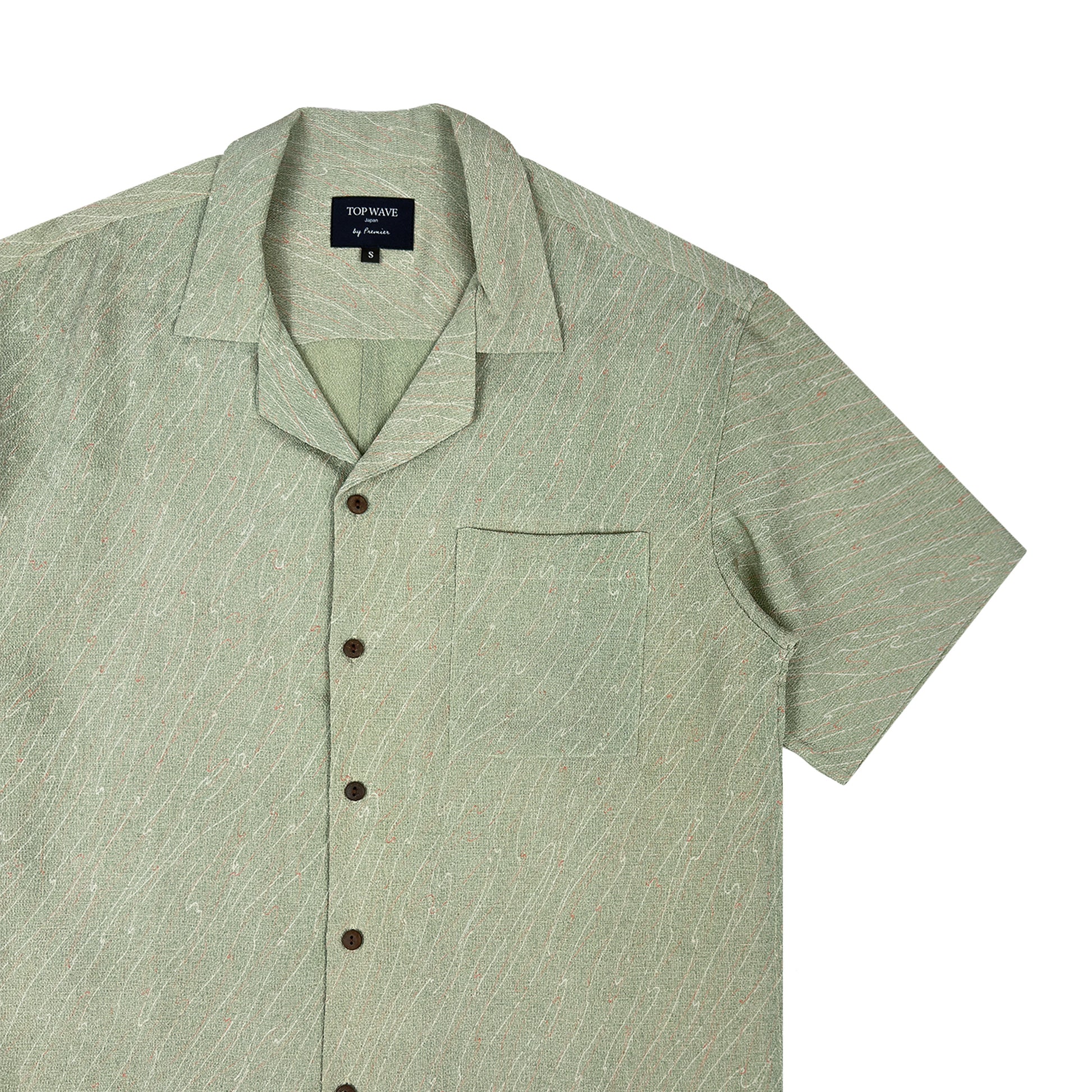 Camisa hawaiana kimono talla S [AHVN-S174]-4