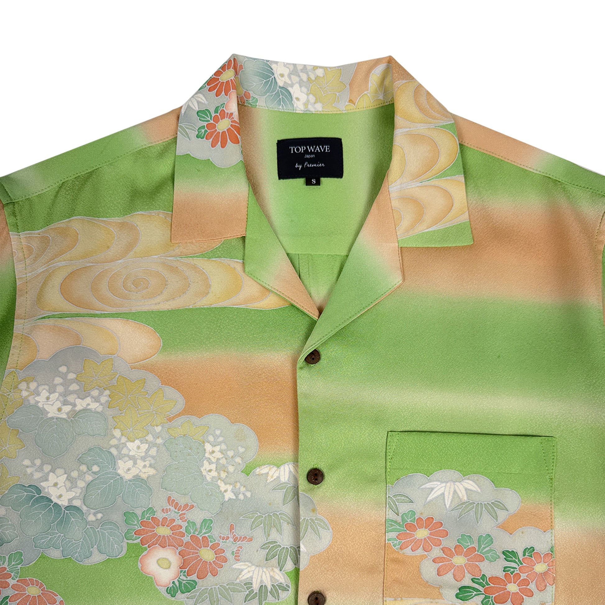 Camisa hawaiana kimono talla S [AHVN-S197]-3