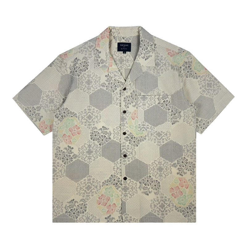 Camisa Aloha de Kimono Talla S [AHVN-S214]-zoom-