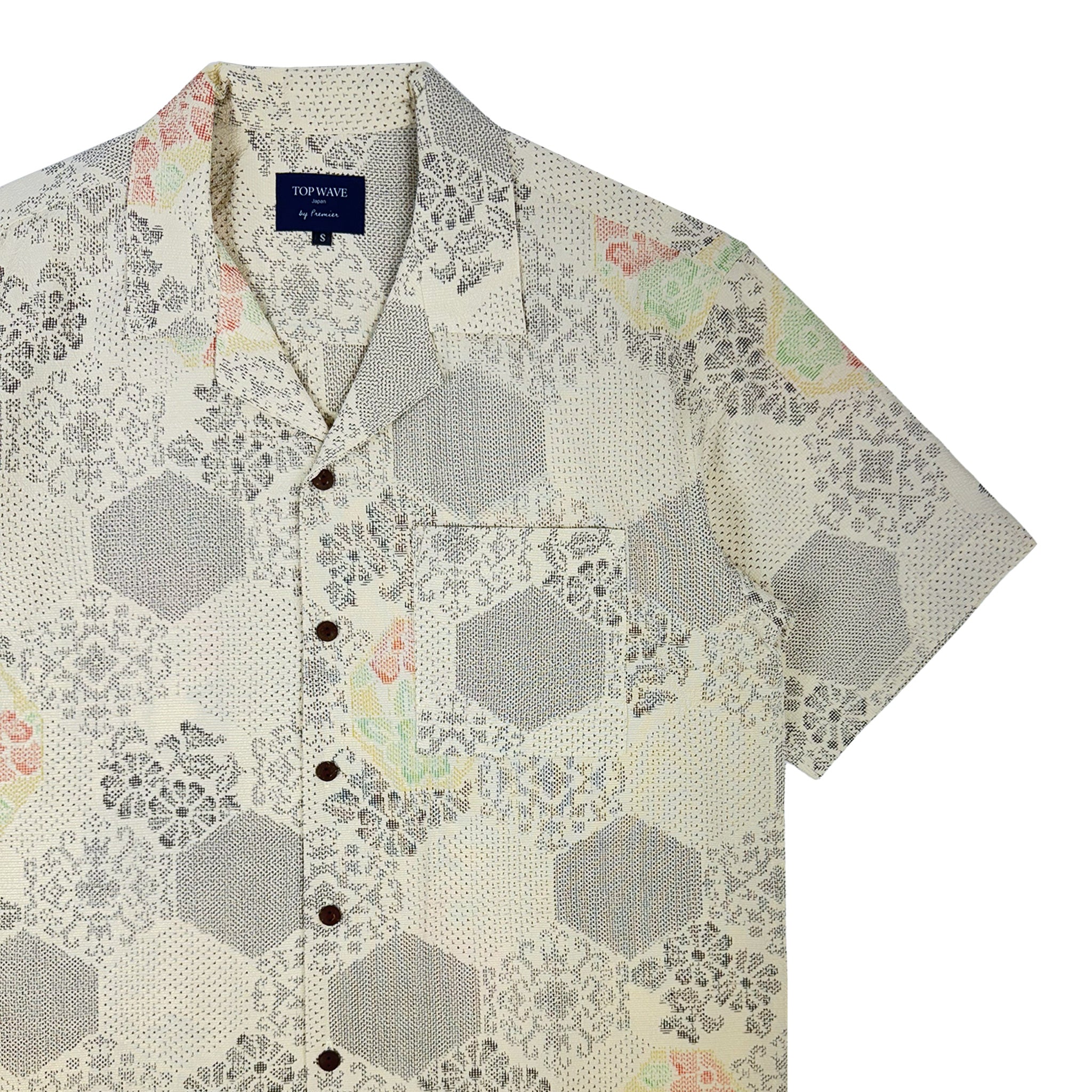 Camisa Aloha de Kimono Talla S [AHVN-S214]-zoom-4