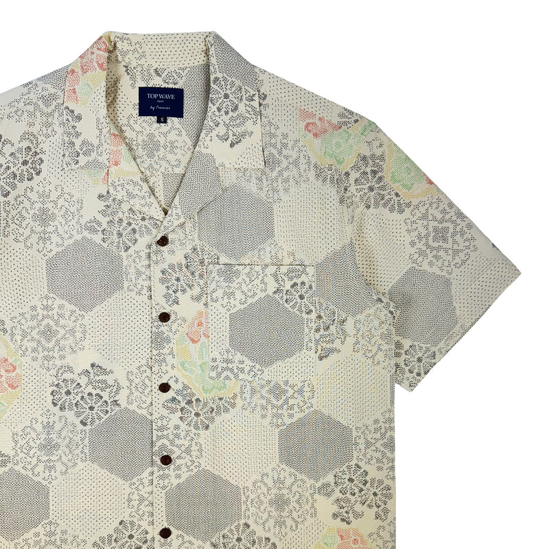 Camisa Aloha de Kimono Talla S [AHVN-S214]-zoom-