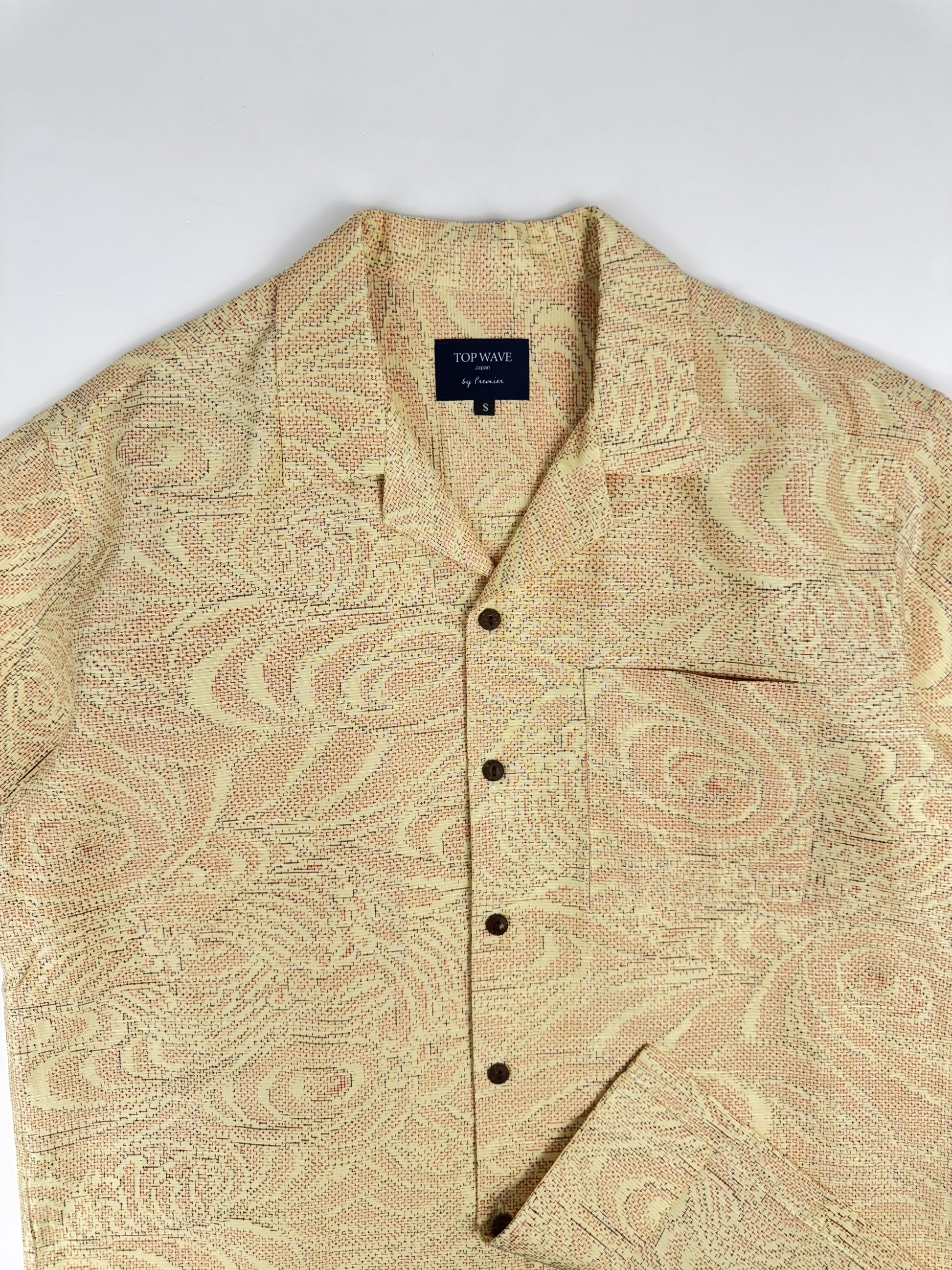 Camisa hawaiana kimono talla S [AHVN-S217]-4