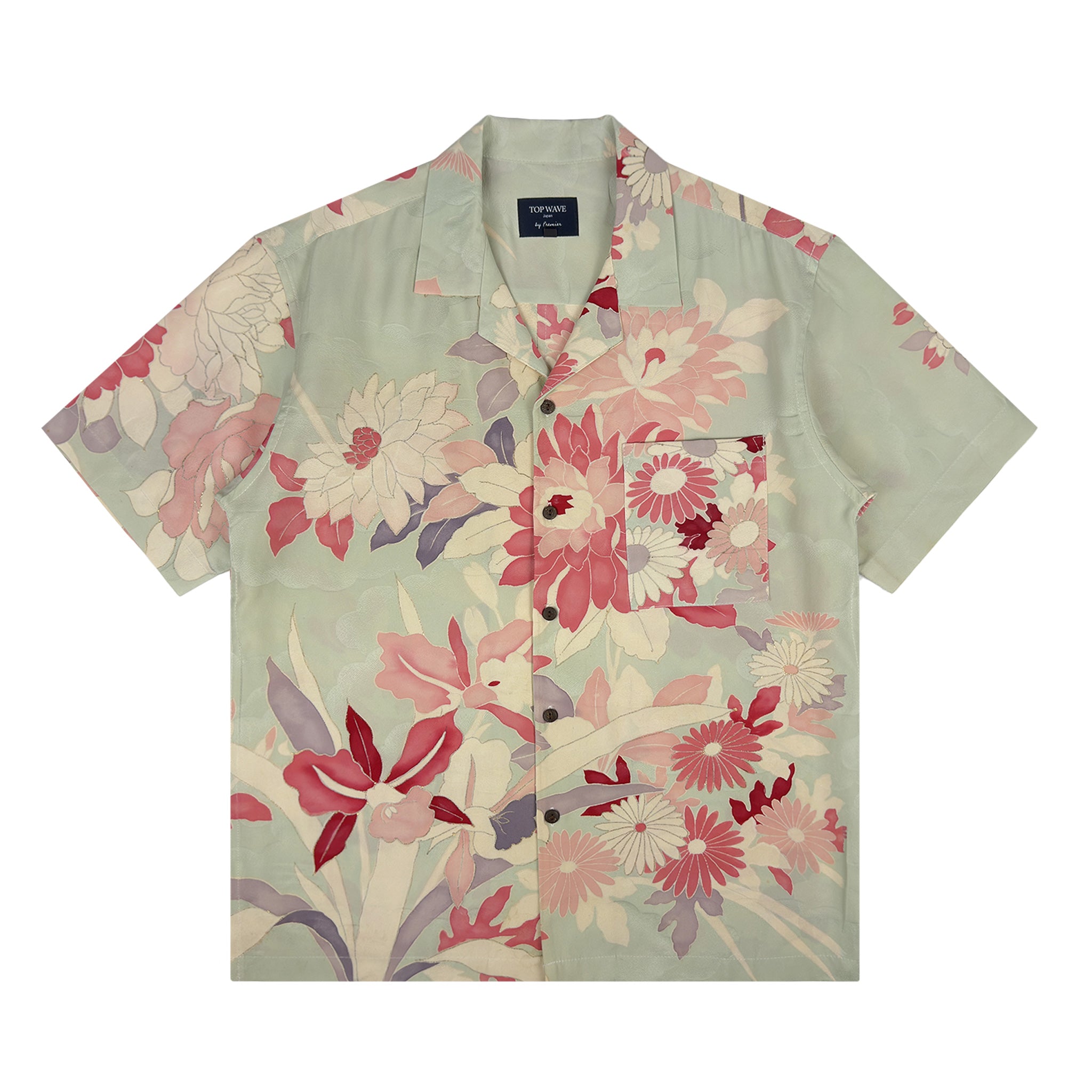 Camisa hawaiana kimono talla S [AHVN-S240]-zoom-1