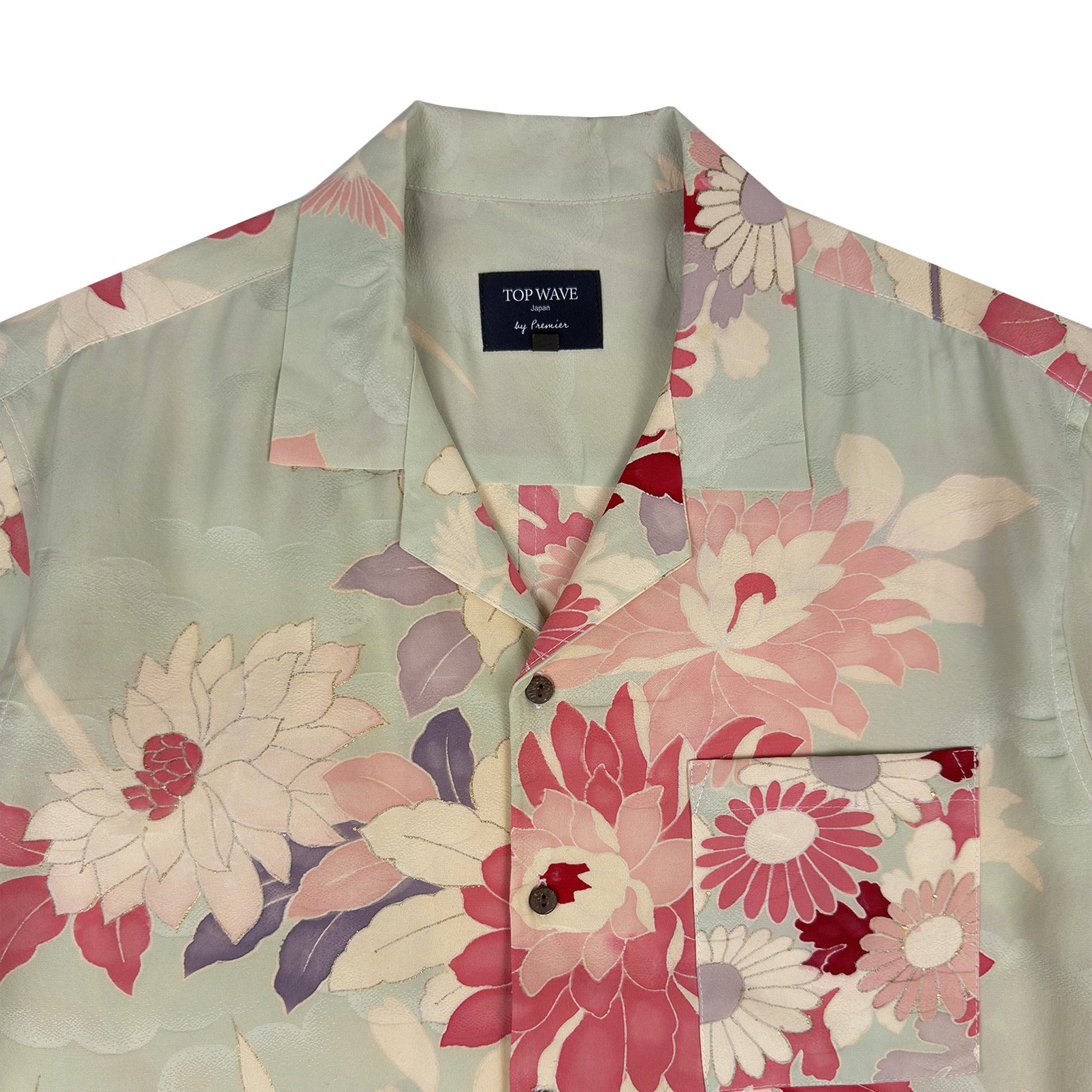 Camisa hawaiana kimono talla S [AHVN-S240]-3
