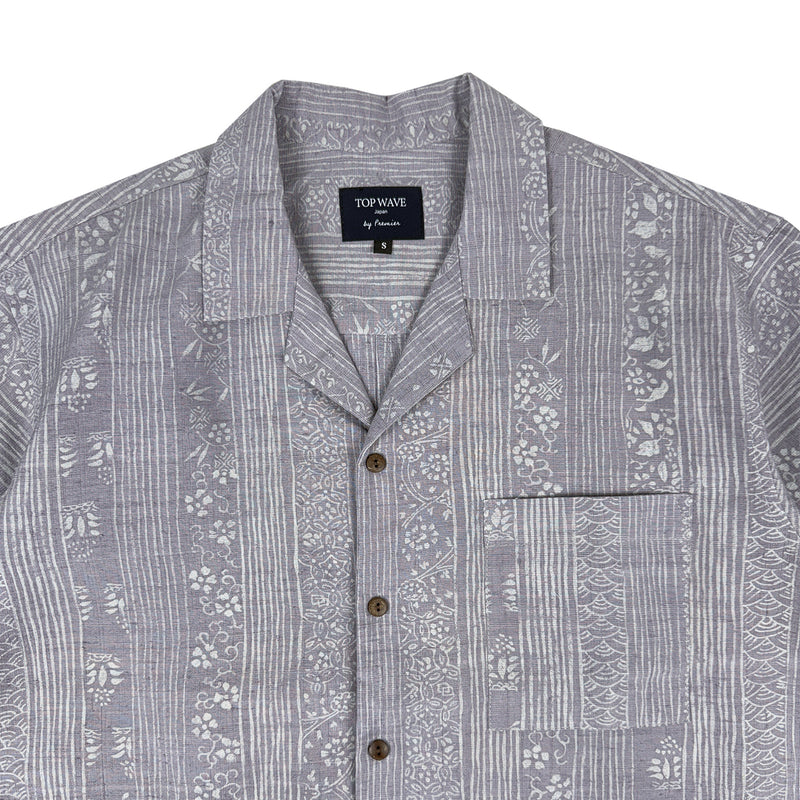 Camisa Hawaiana de Kimono, Talla S [AHVN-S246]-zoom-