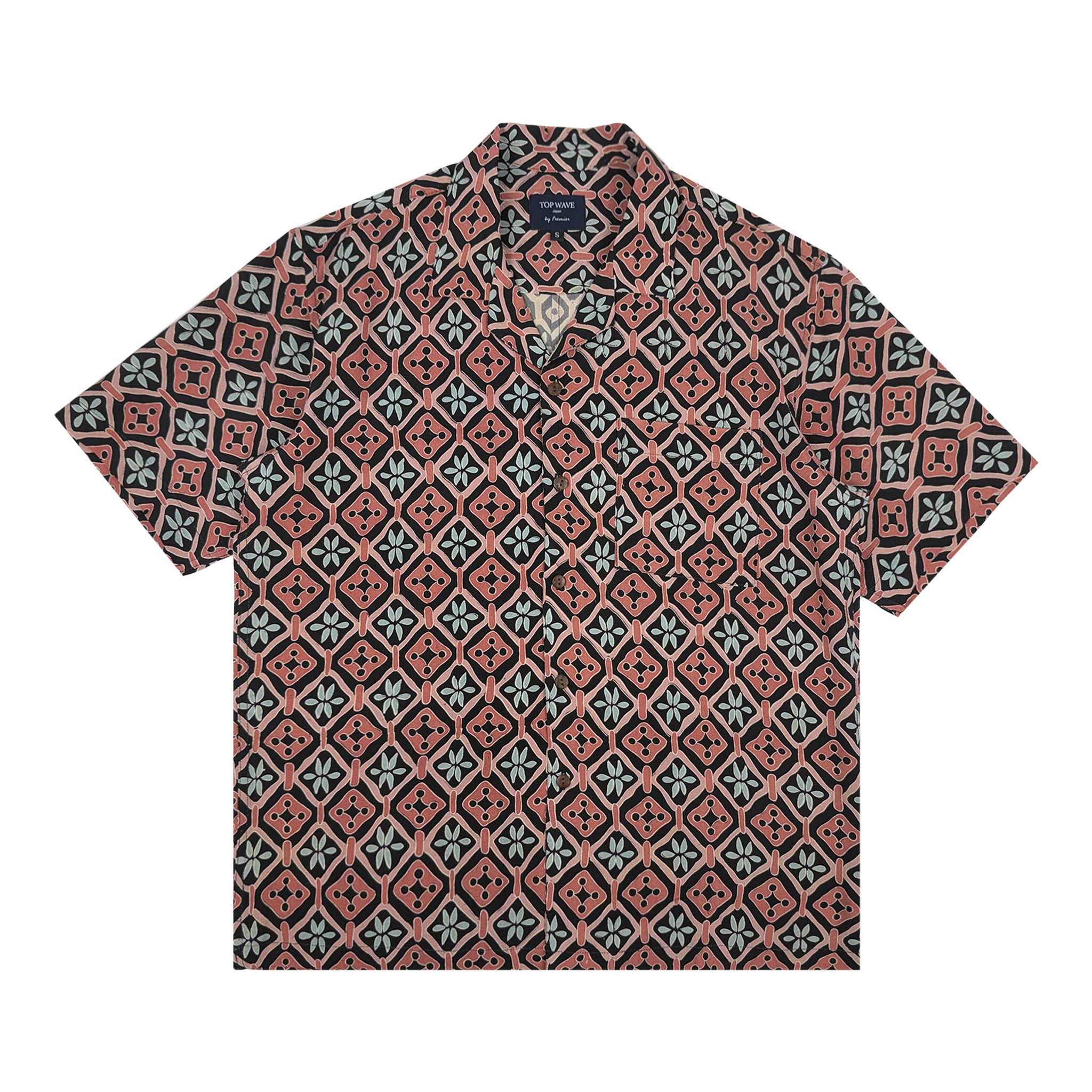 Camisa hawaiana kimono talla S [AHVN-S247]-zoom-1