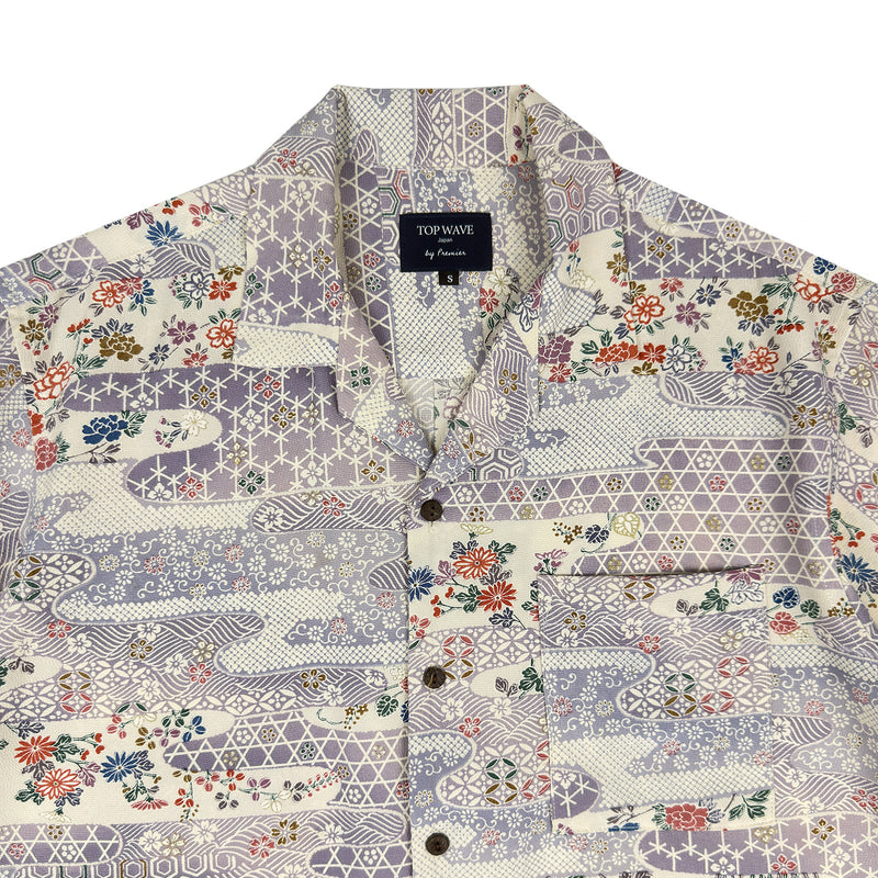 Kimono Aloha Shirt, Talla S [AHVN-S29]-zoom-