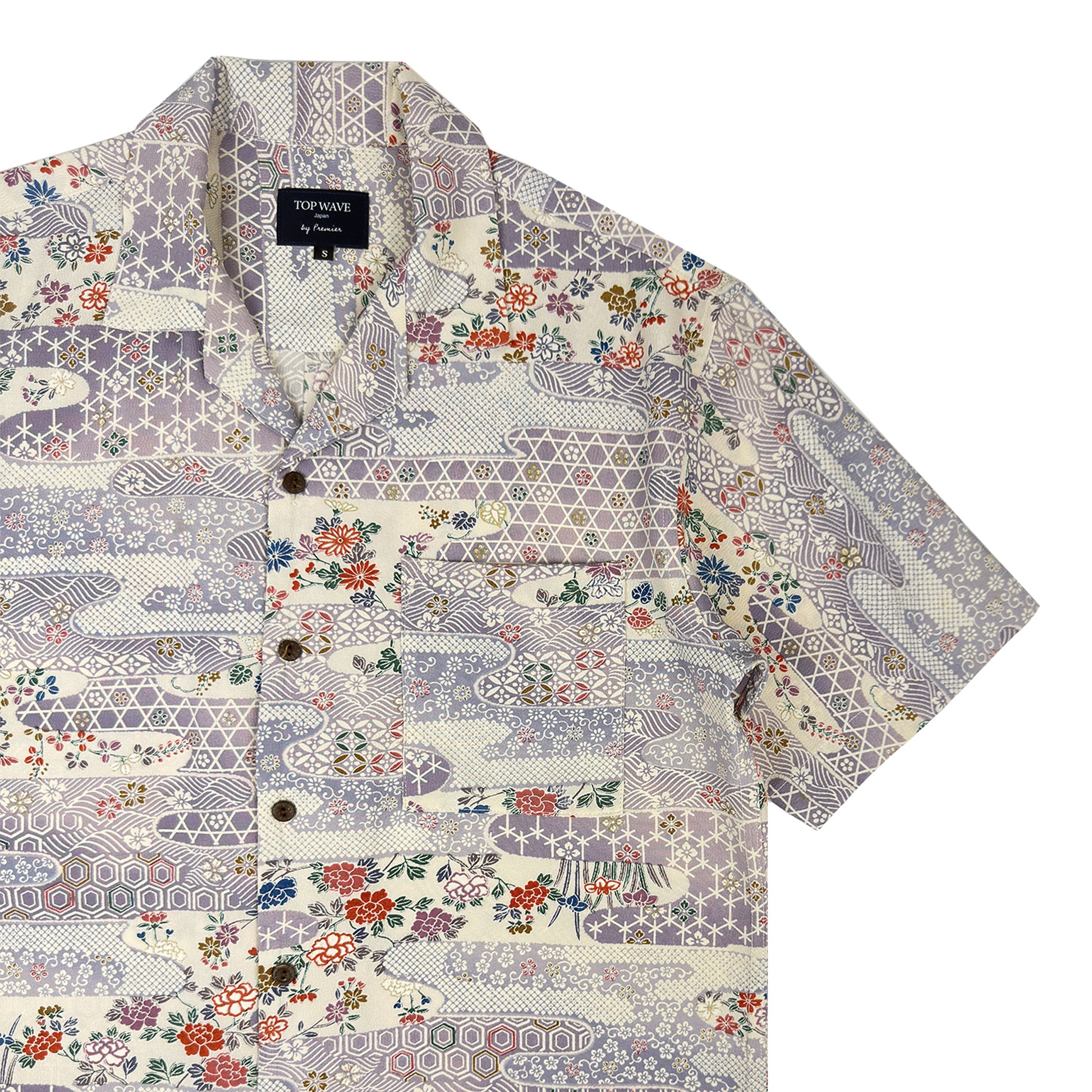 Kimono Aloha Shirt, Talla S [AHVN-S29]-4