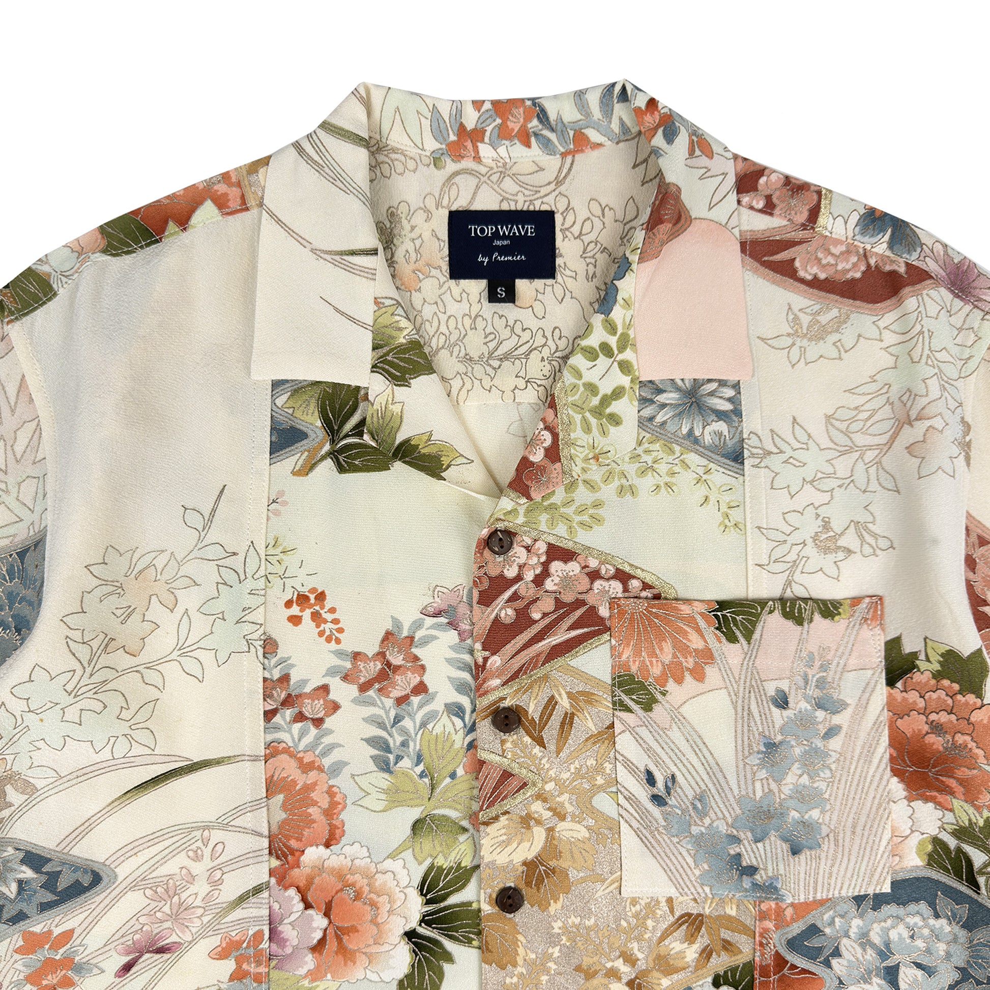Camisa hawaiana kimono talla S [AHVN-S54]-3