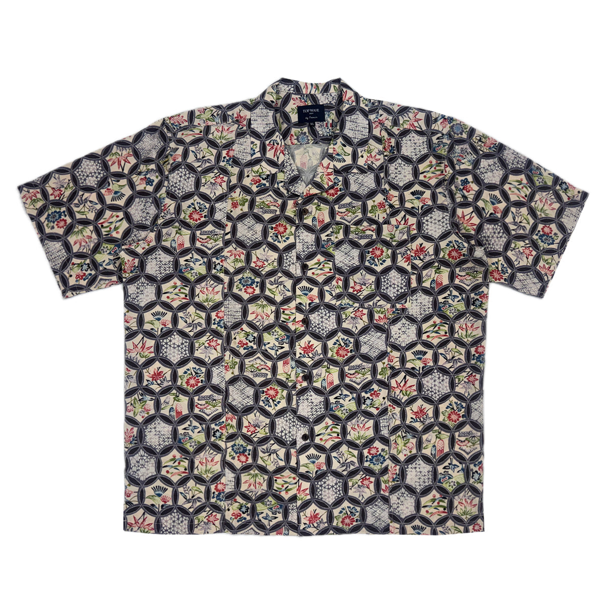 着物アロハシャツ メンズ XL AHVN-XL08-1