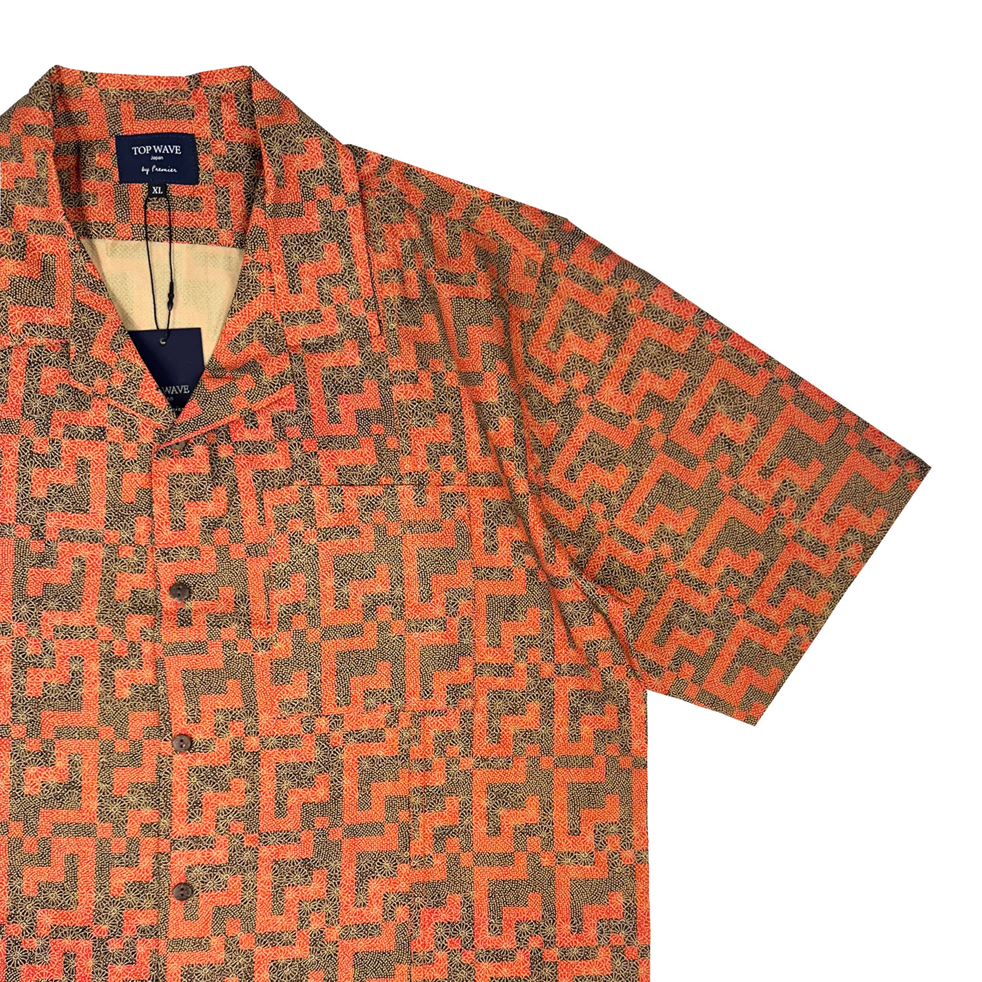 Camisa Aloha Kimono Talla XL [AHVN-XL113]-4