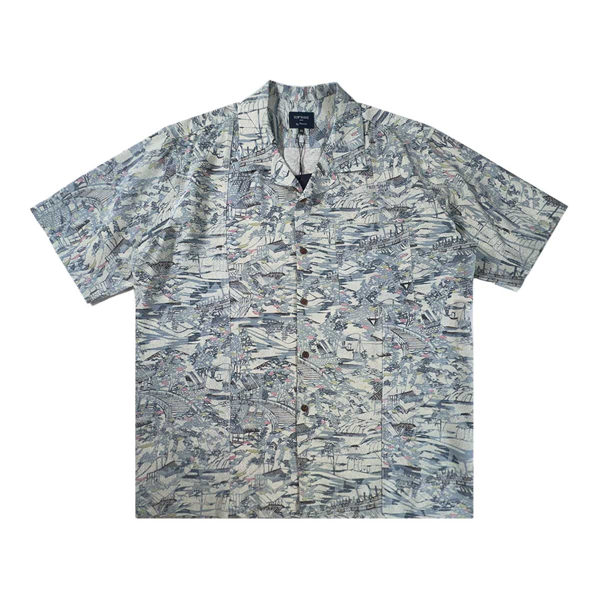 着物アロハシャツ メンズ XL AHVN-XL179-1