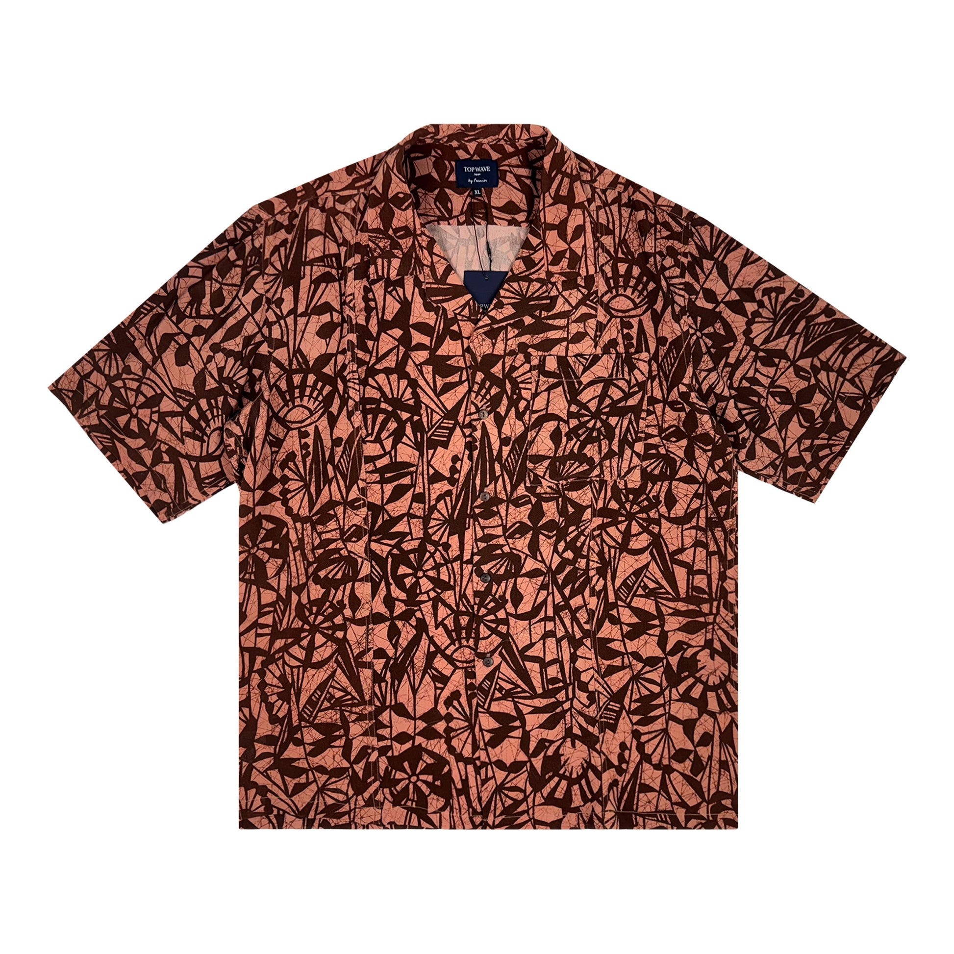 Kimono Aloha Shirt, Size XL [AHVN-XL183]-1