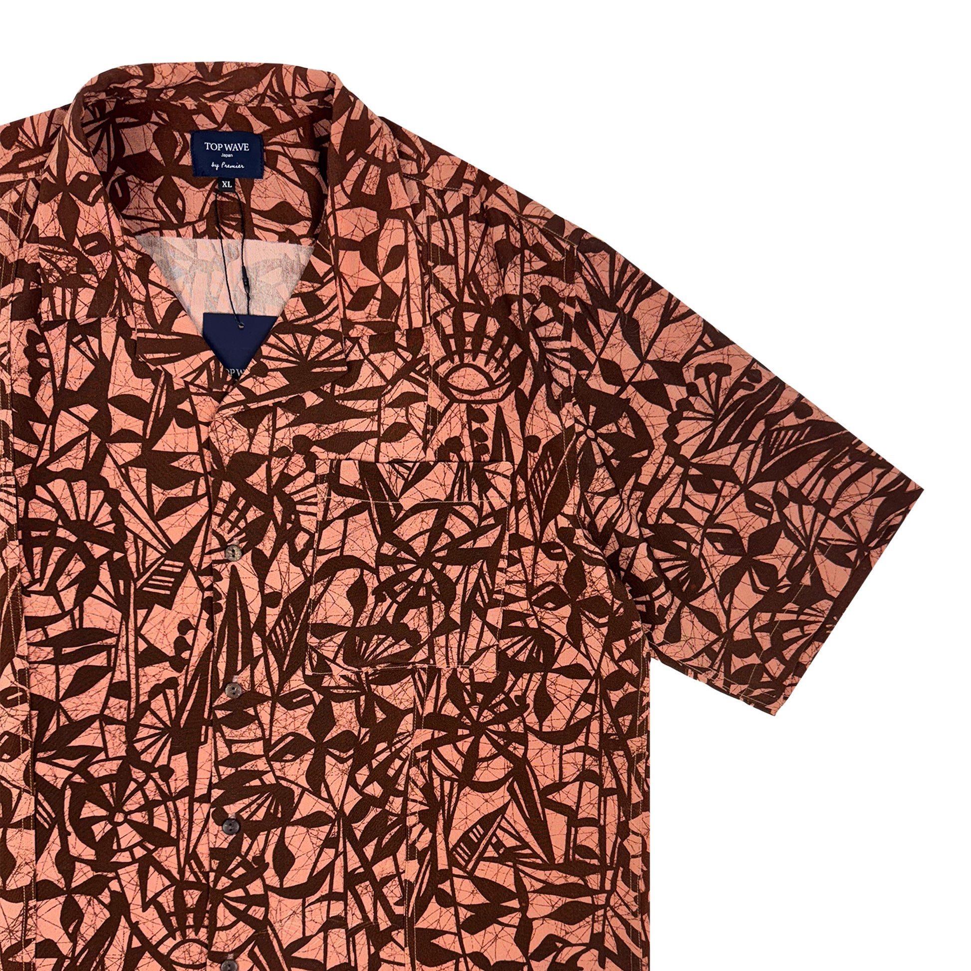 Kimono Aloha Shirt, Size XL [AHVN-XL183]-4