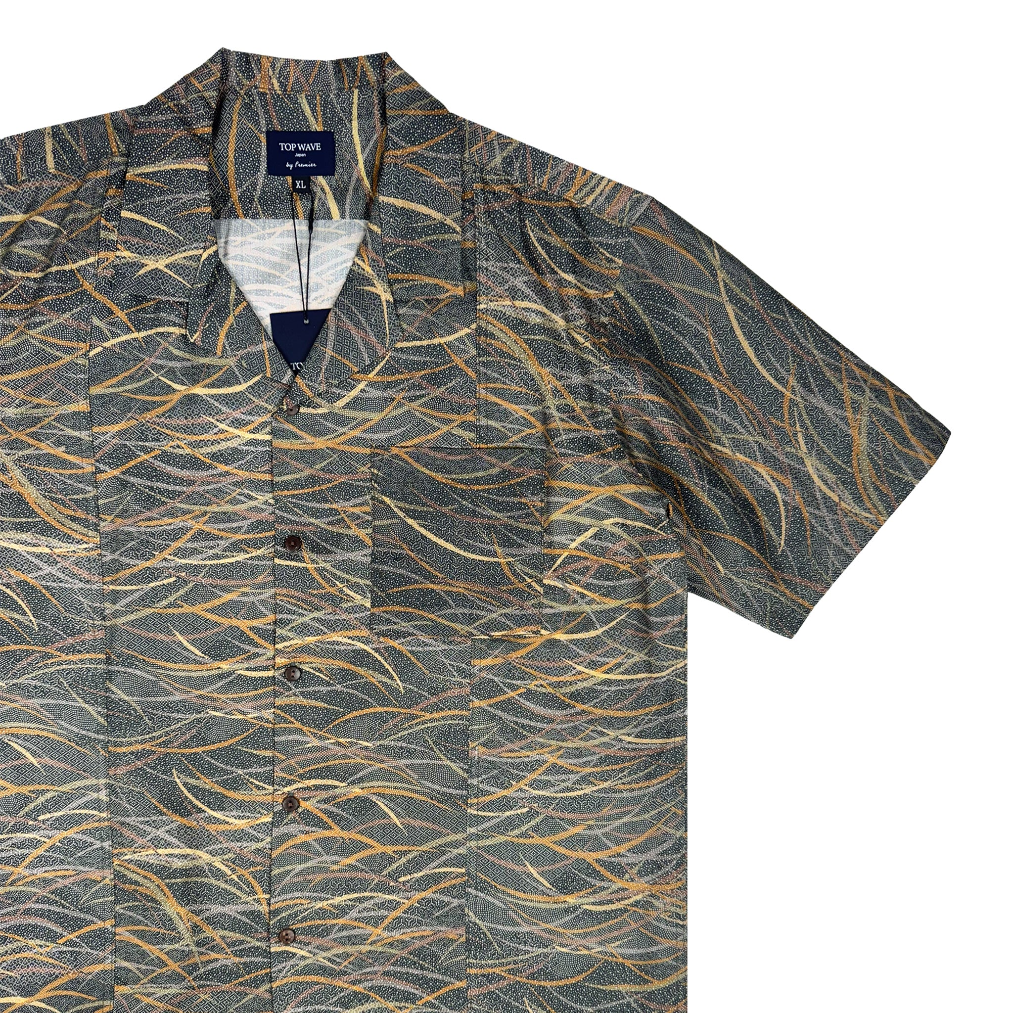 Kimono Hawaiian Shirt, Size XL [AHVN-XL213]-zoom-4
