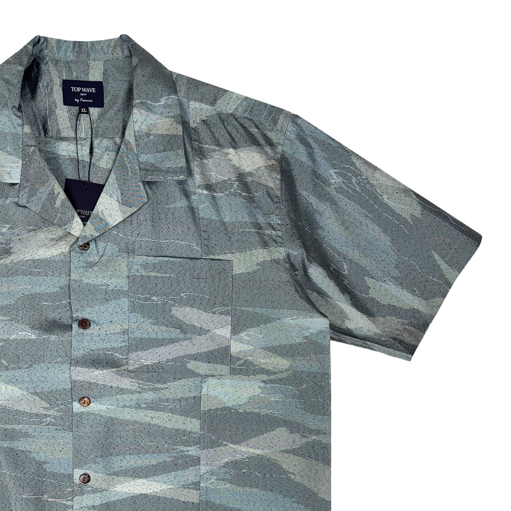 Kimono Hawaiian Shirt, Size XL [AHVN-XL234]-4