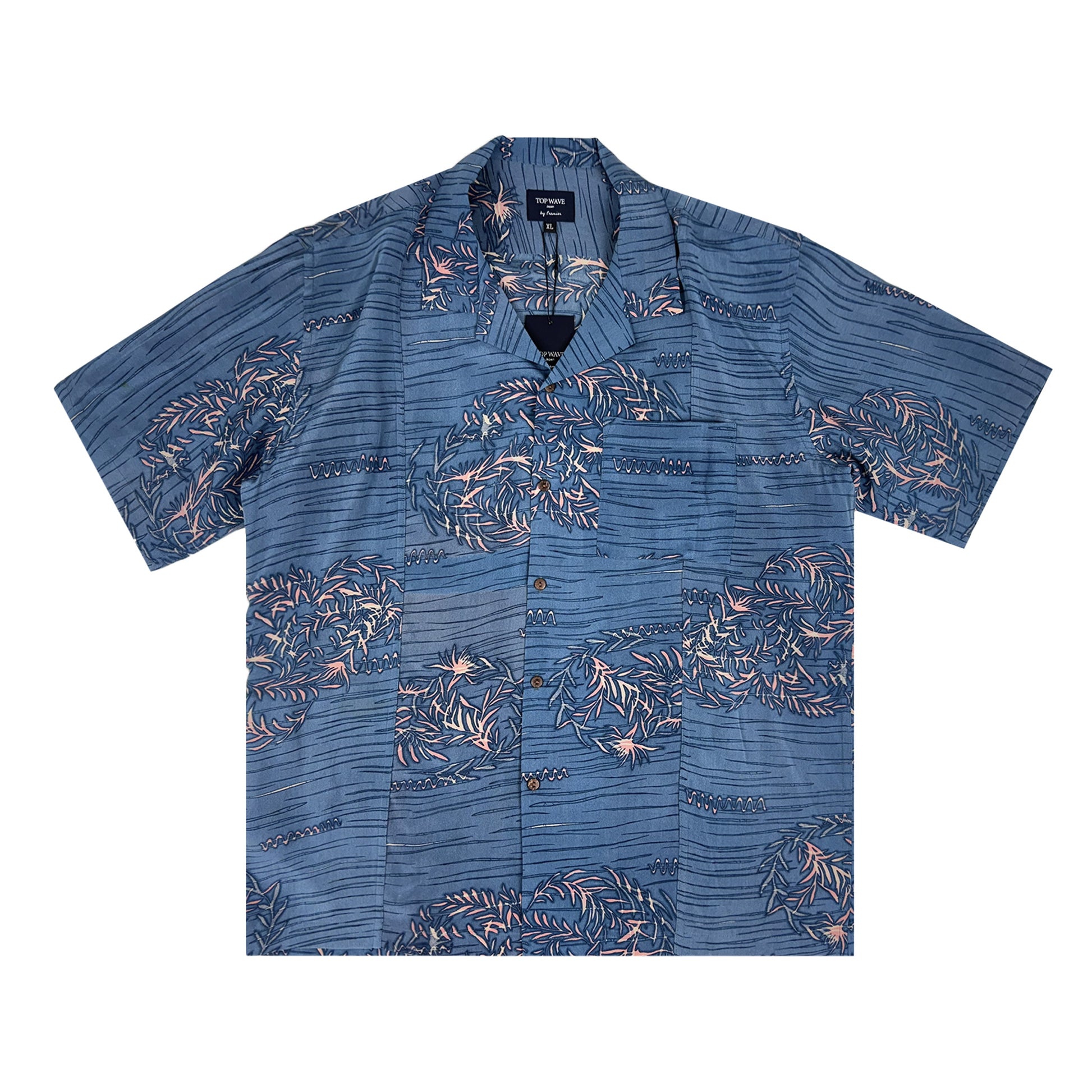 Camisa Hawaiana Kimono Talla XL [AHVN-XL243]-1