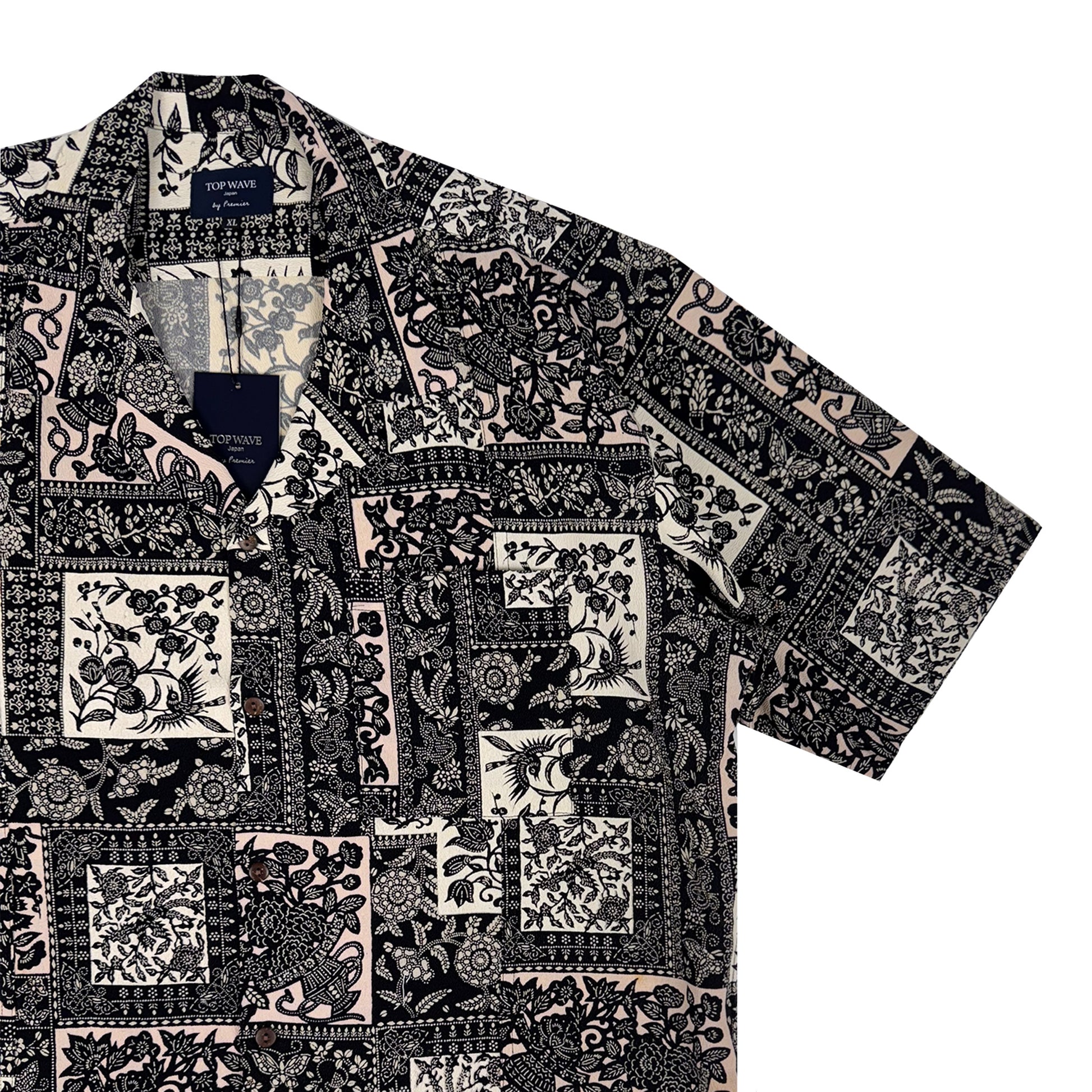 Camisa hawaiana kimono talla XL [AHVN-XL304]-4